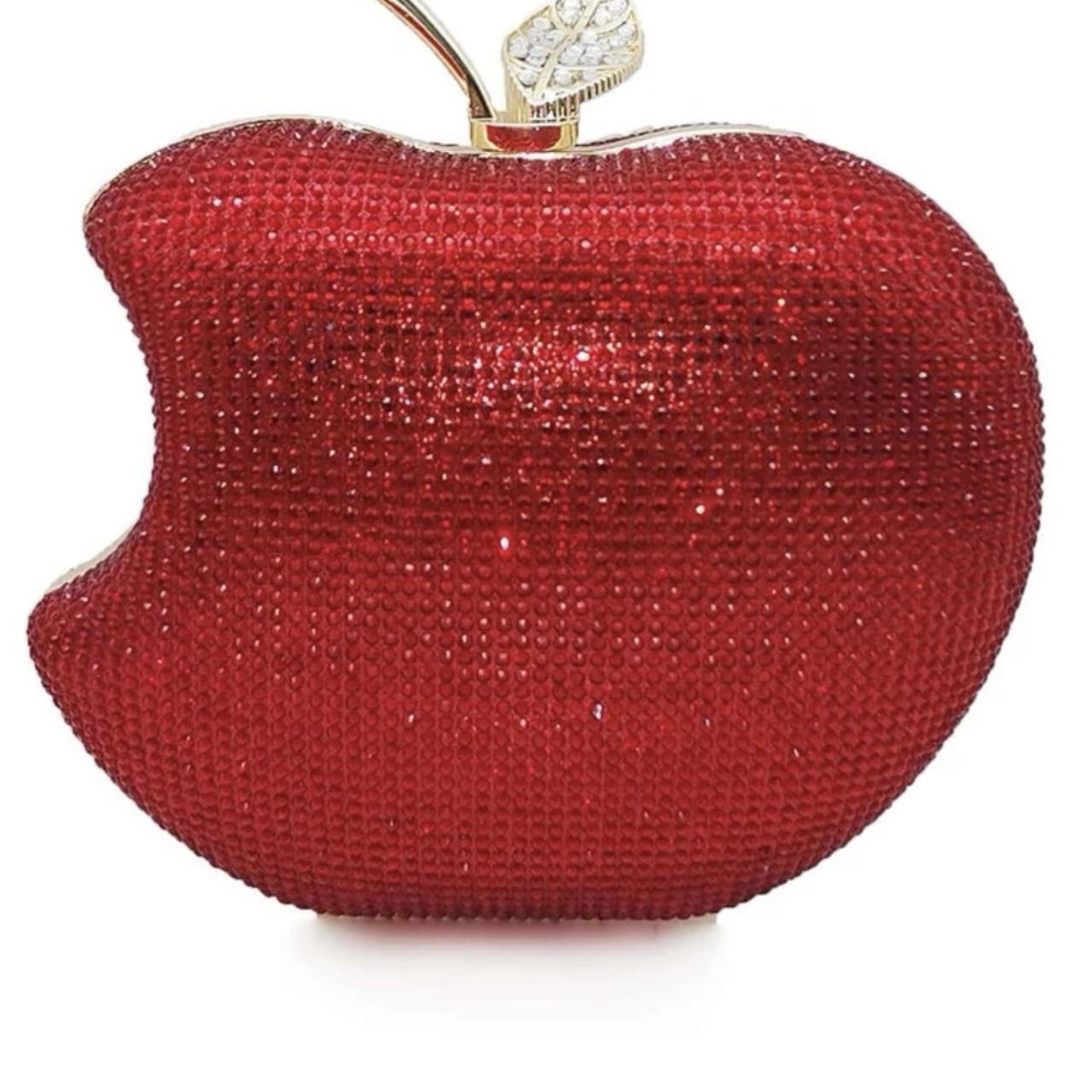 2000s style rhinestone apple bottoms belt bag... - Depop