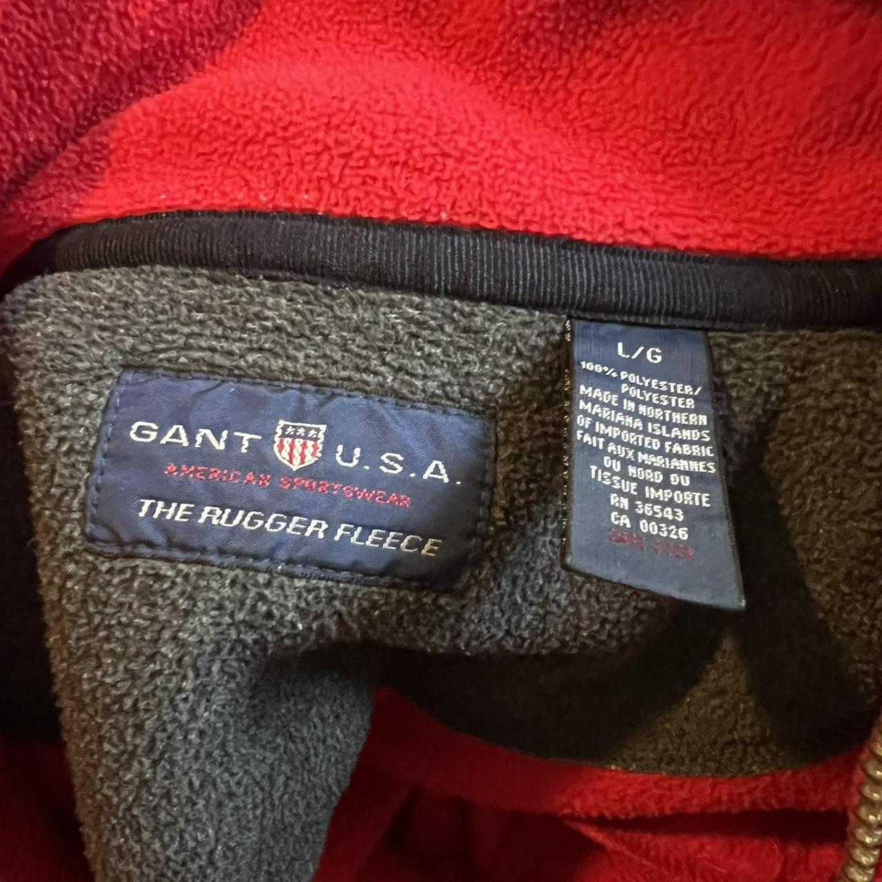 Gant USA Fleece Quarterzip Size men’s Large The... - Depop