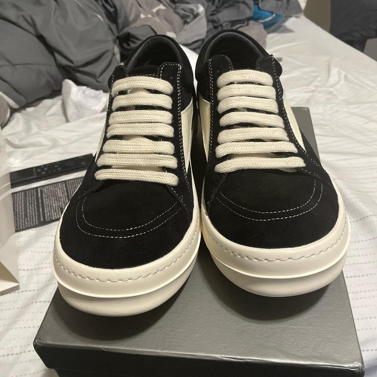 Rick Owens Vintage Suede Low-Top Sneakers Info:... - Depop