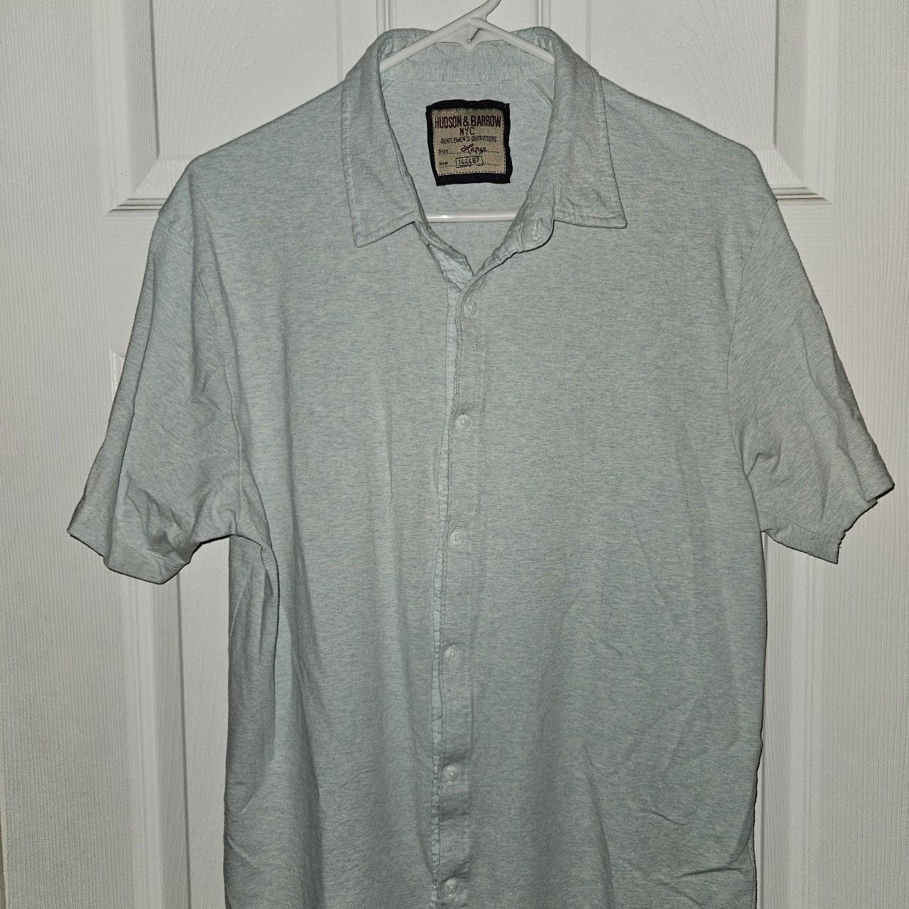 Hudson & Barrow Large Teal color shirt - Depop