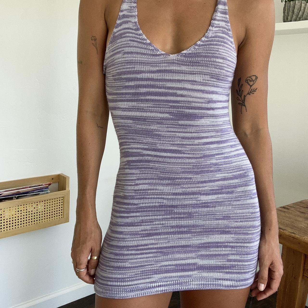 lavender knit dress 🌿 super cute and comfy and Depop