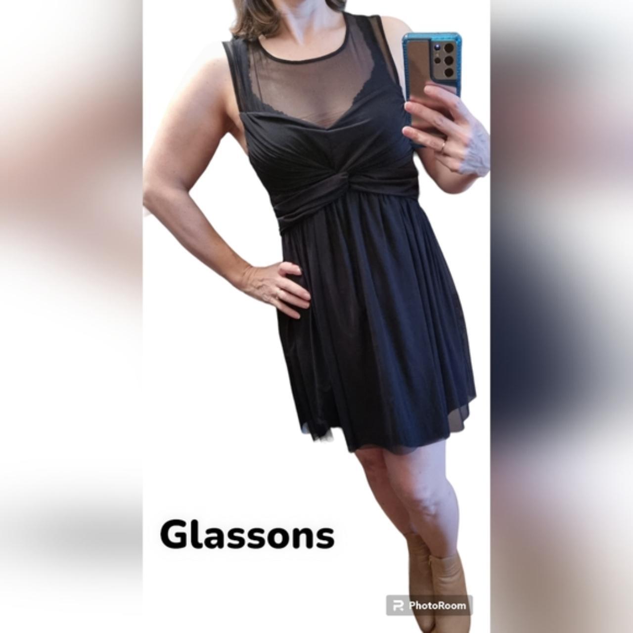 Black dress glassons best sale