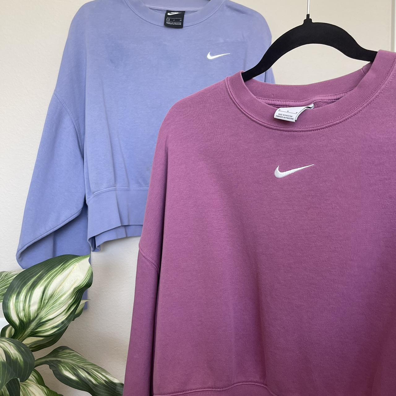 lilac nike jumper womens