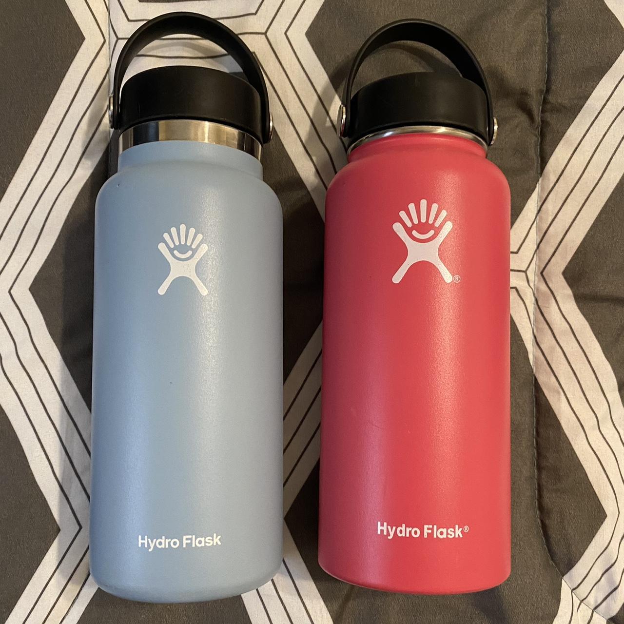 cream color 32oz hydro flask - Depop