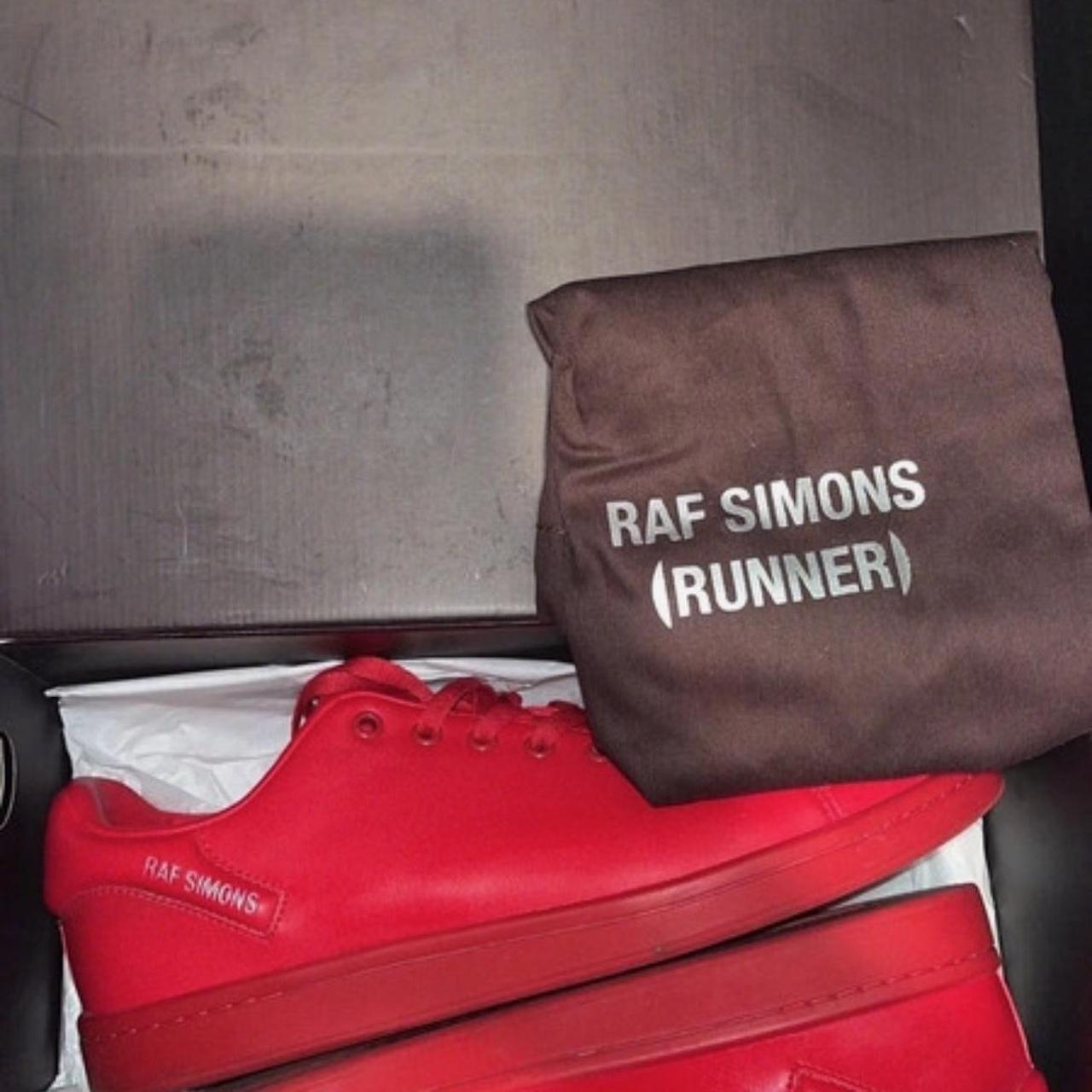 raf simons shoes silver