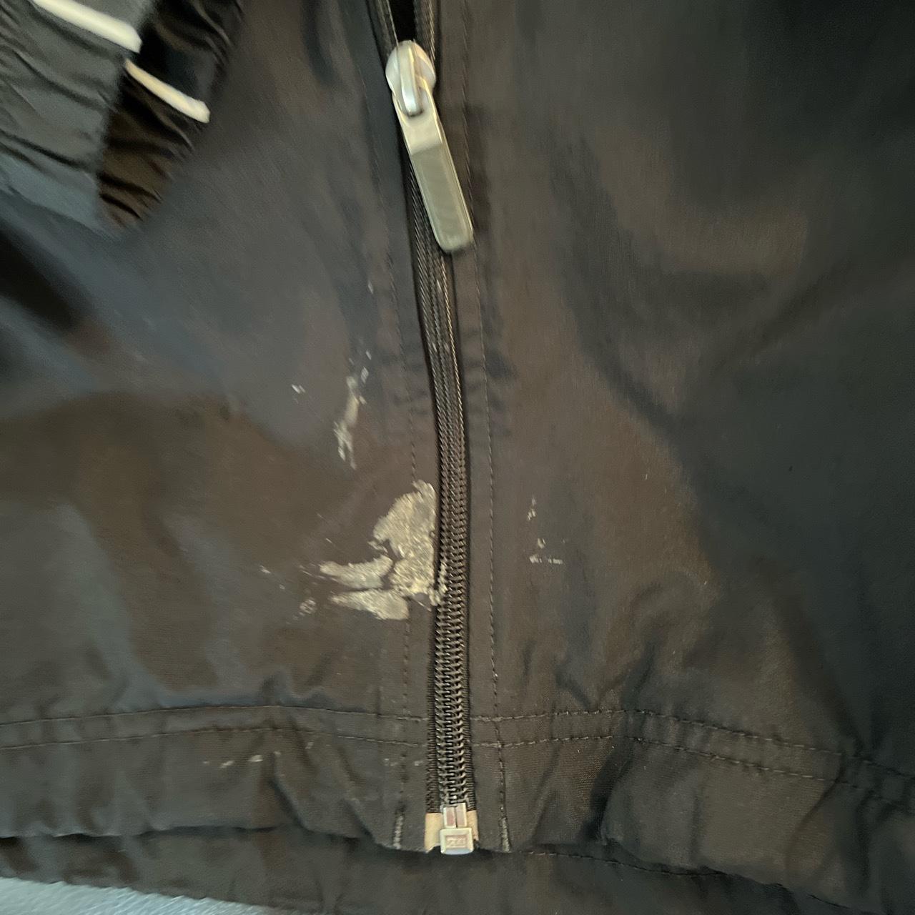 Nike wind/rain jacket, damaged spot shown in pics... - Depop