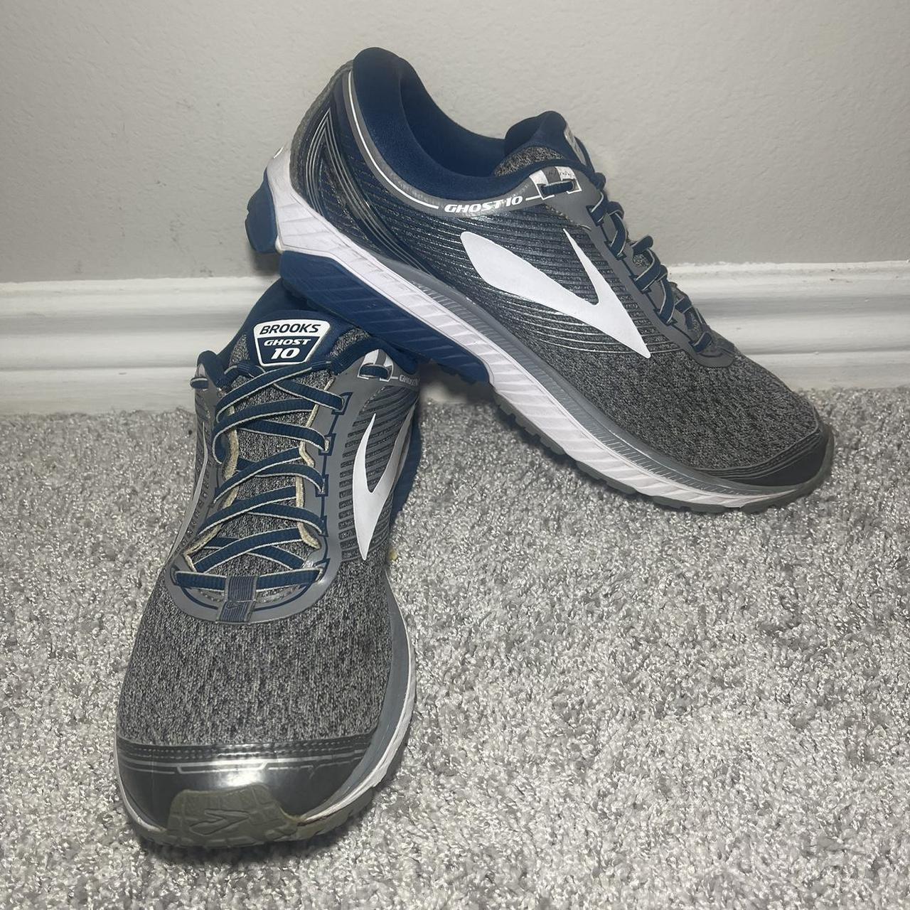 Brooks ghost hot sale 10 silver