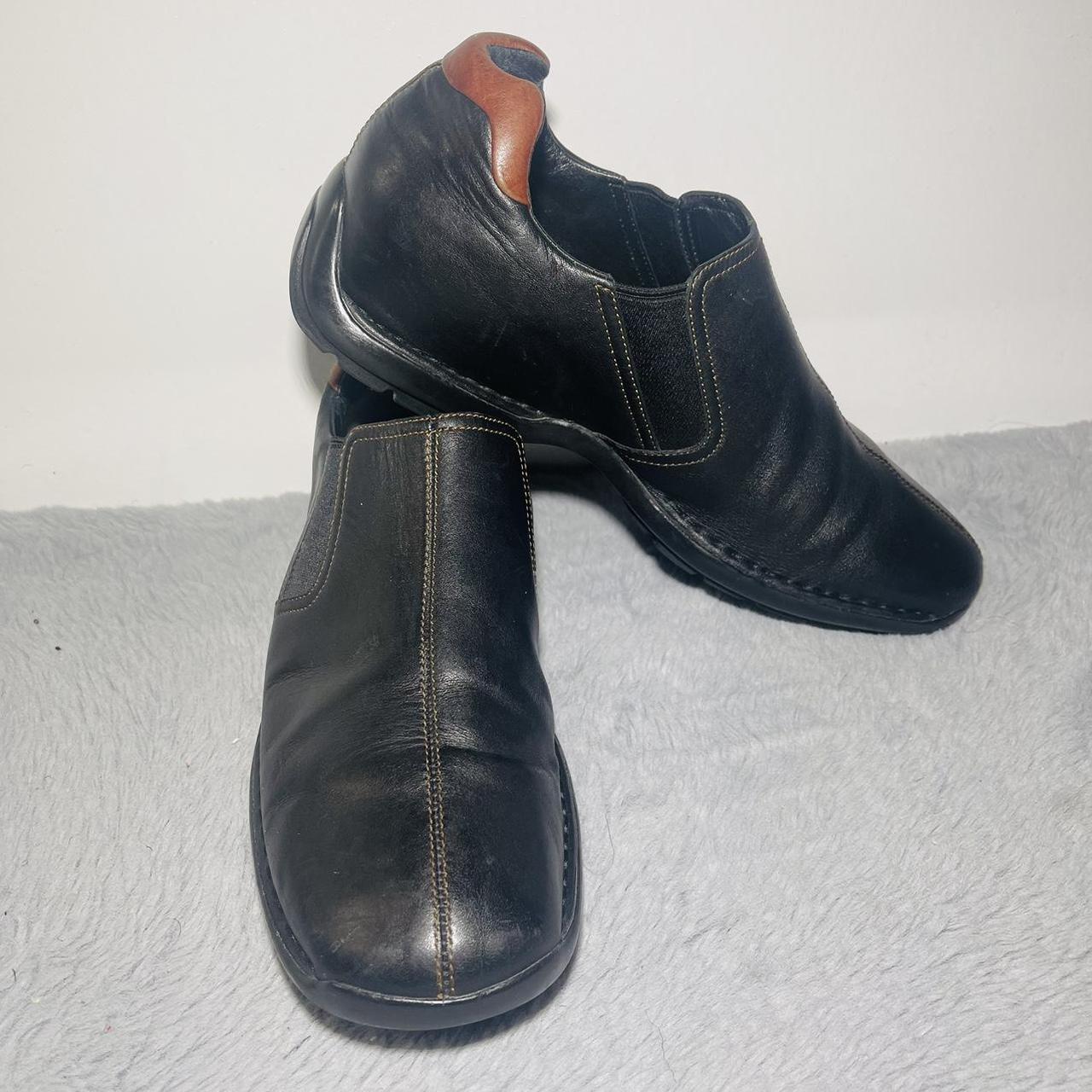 Cole Haan Zeno C24673 Mens Black Leather Slip On. Depop