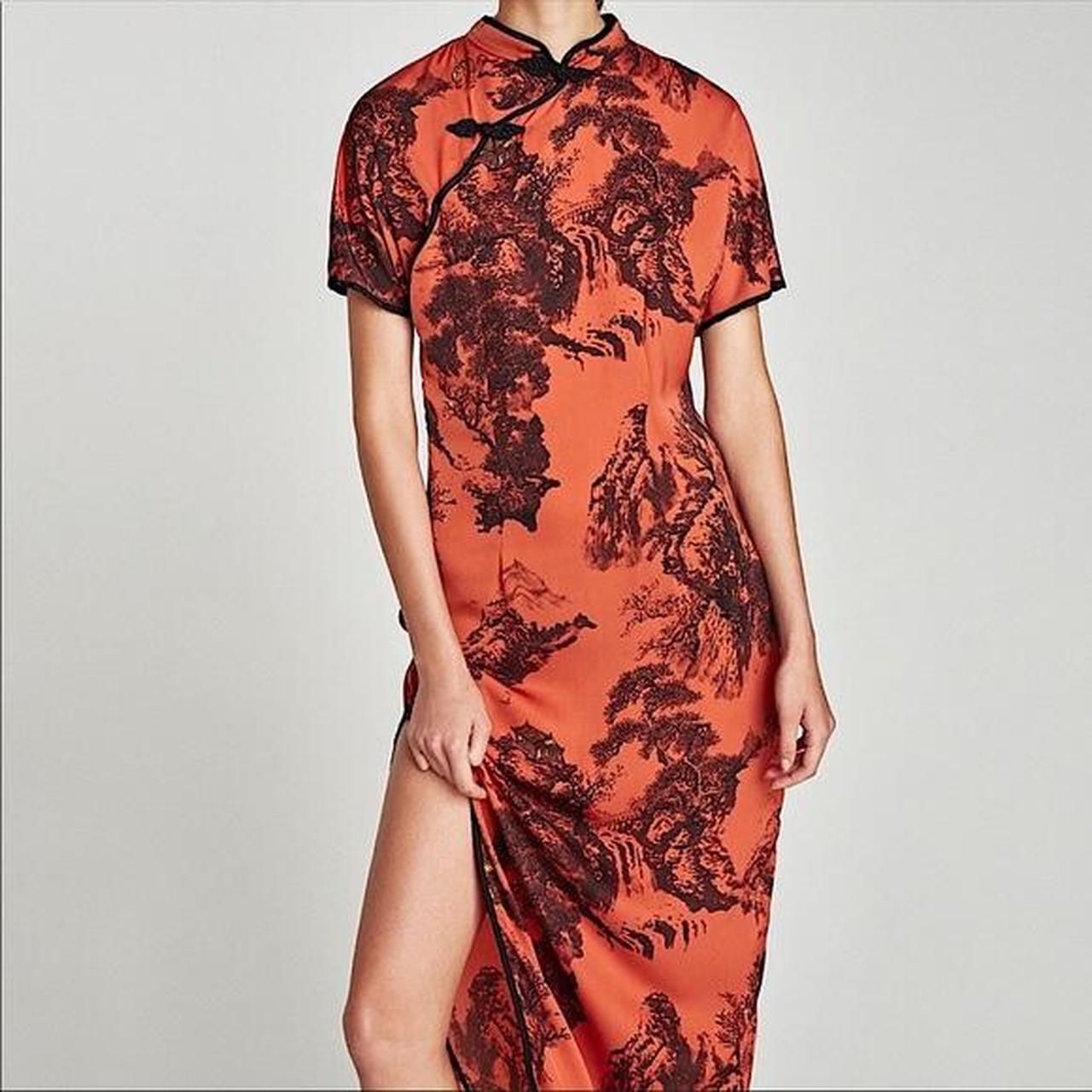 Zara oriental dress fashion