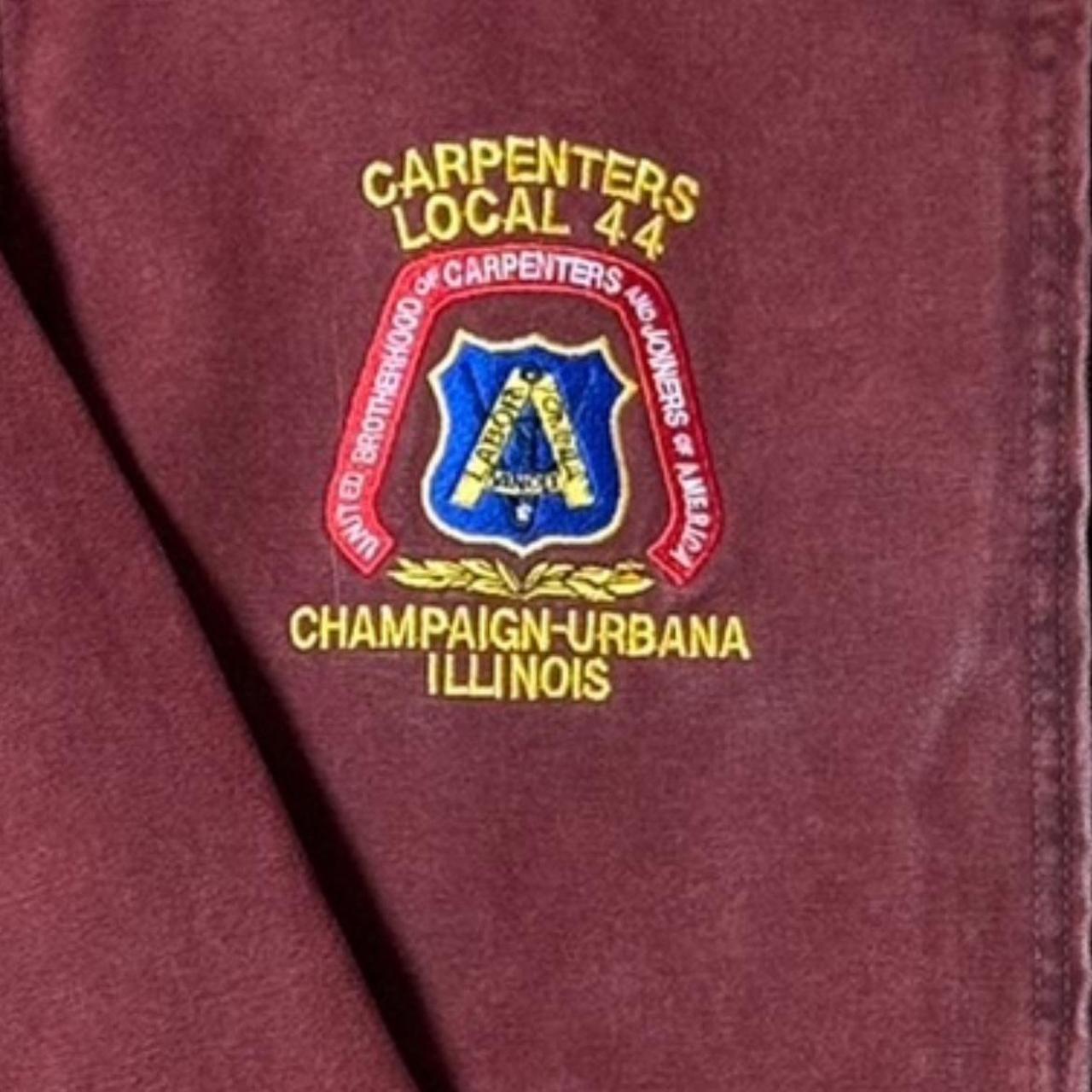 Vintage Carhartt Detroit red Jacket J65 brk size L | Depop