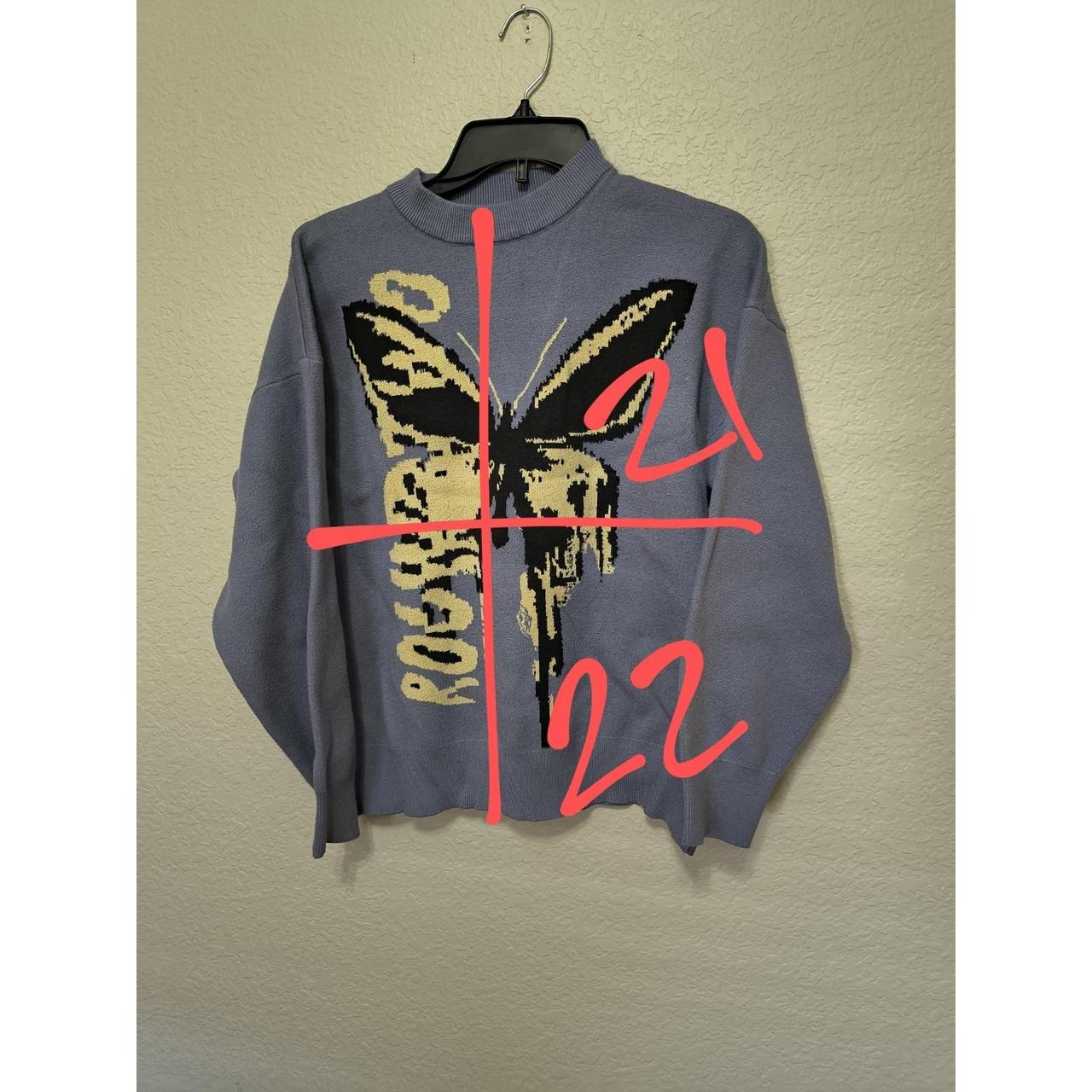 Source Unknown Women's Sweater - Blue - 12 – Butt… - image 4