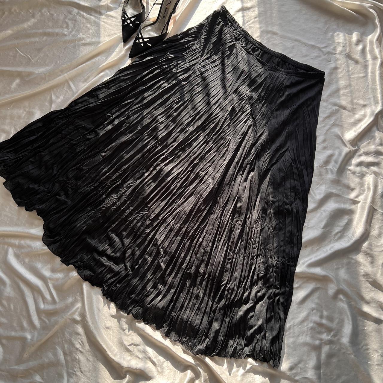 black plisse full maxi skirt ~ brand - new... - Depop