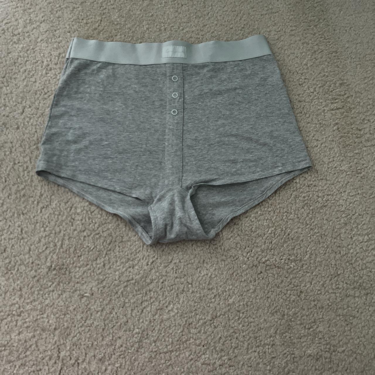 PINK boxers grey Depop
