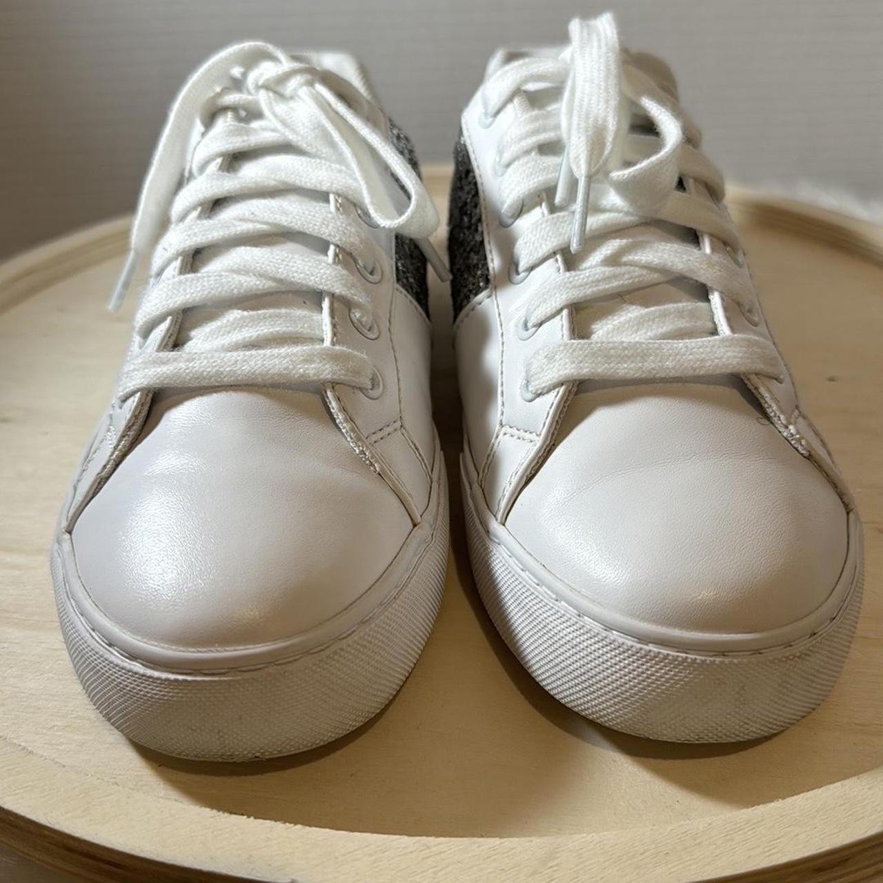 Silver tommy best sale hilfiger trainers