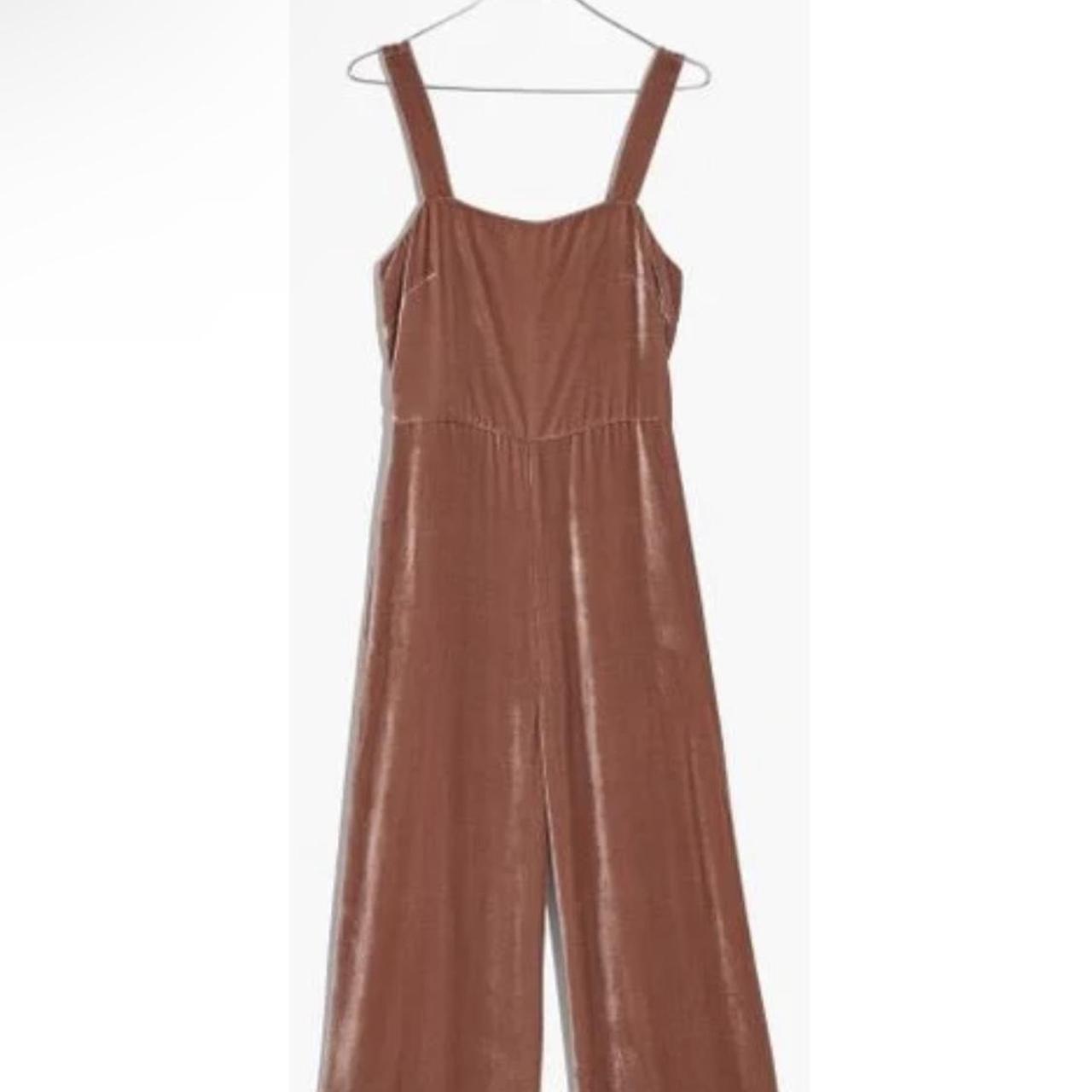 Madewell jumpsuit in dusty rose mauve pink