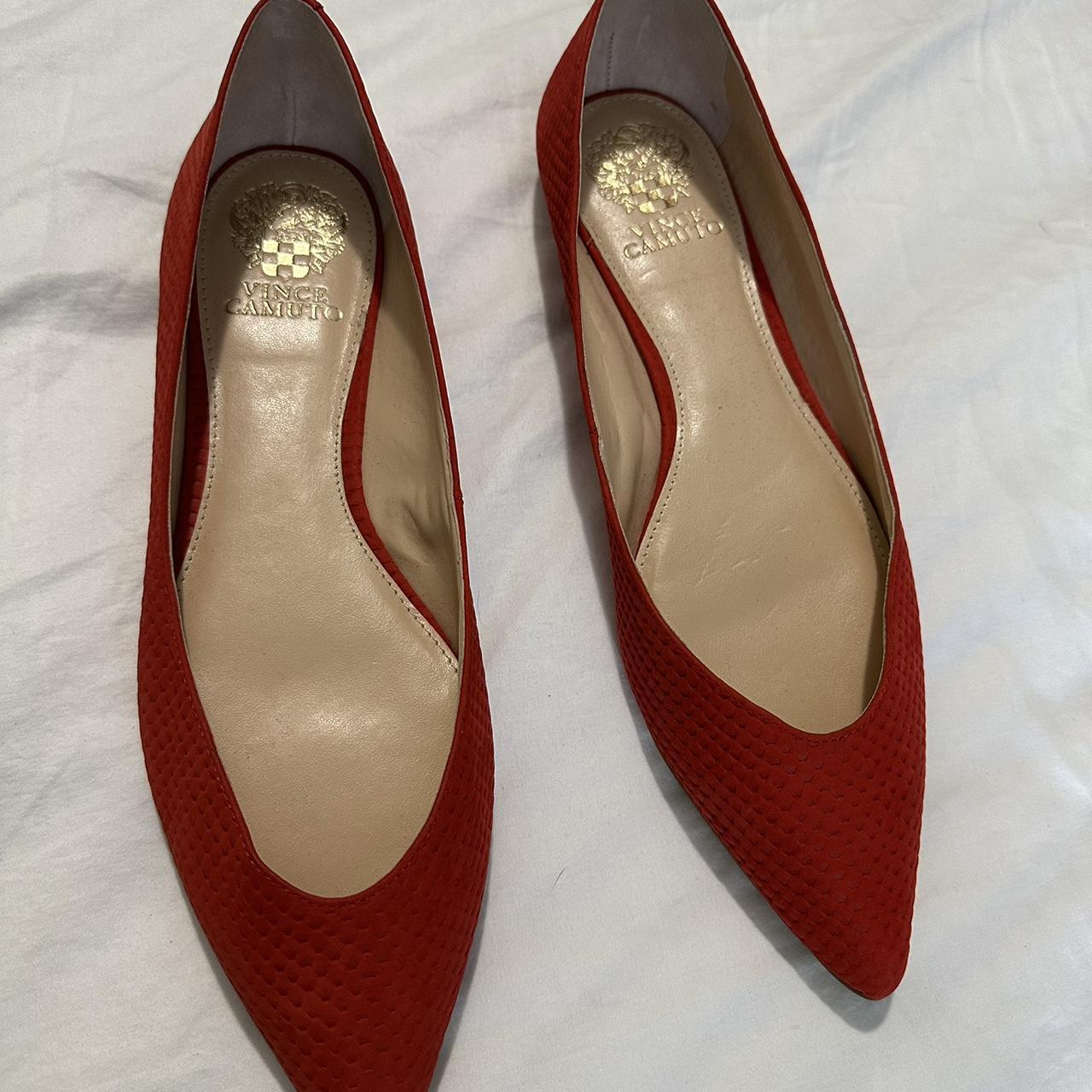 Vince camuto red on sale flats