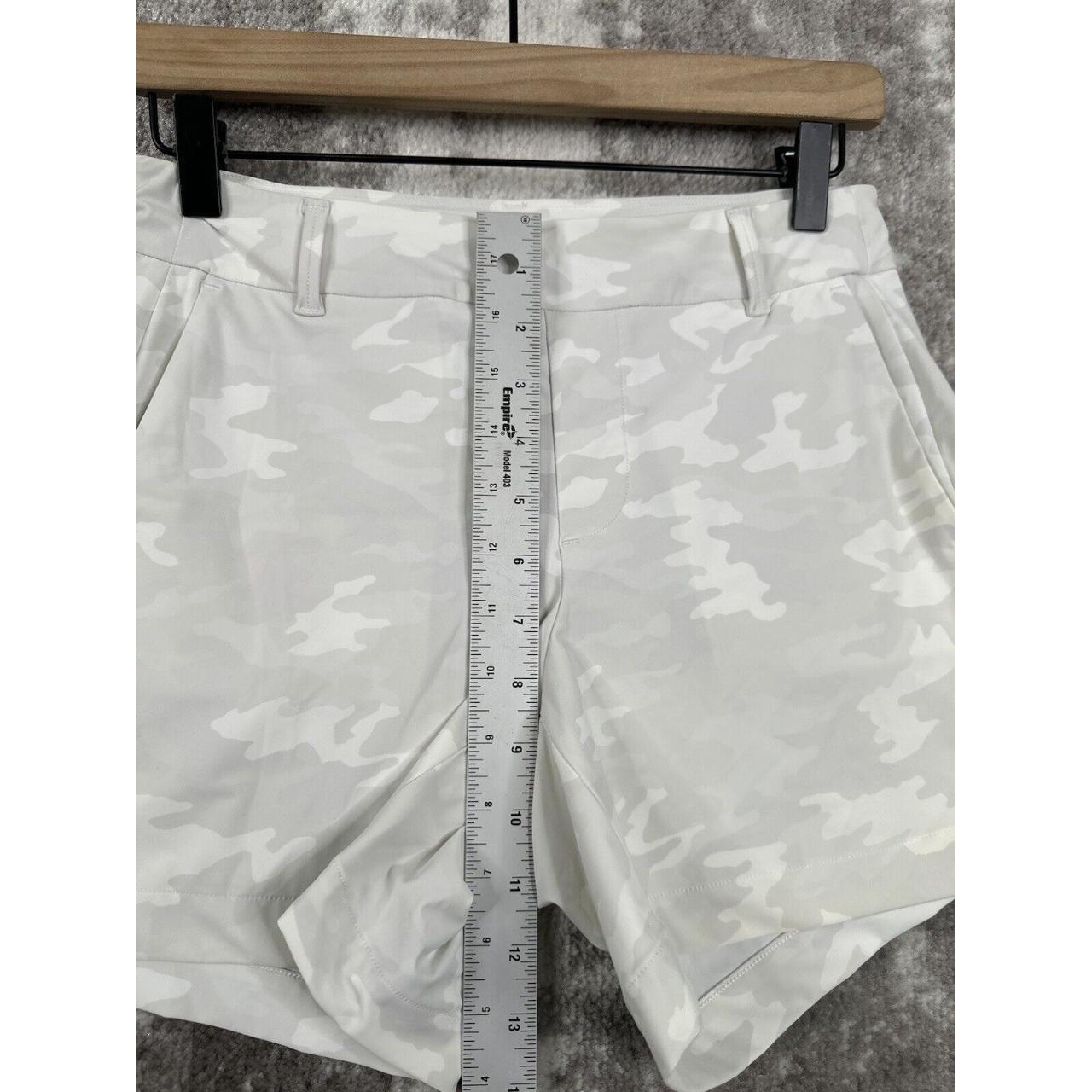 Spanx White Camo Print Pull On Relaxed Shorts Size - Depop