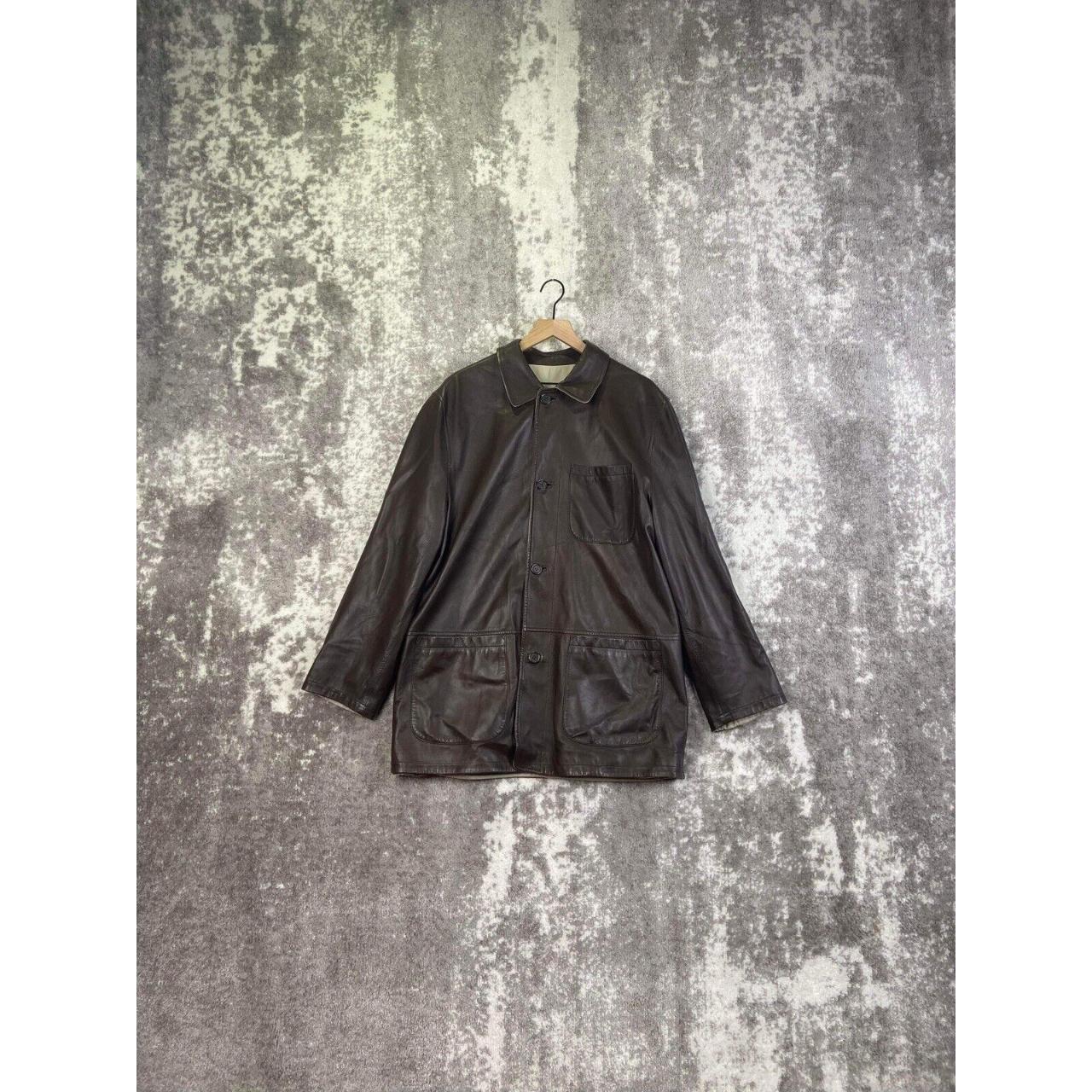 Ermenegildo zegna hotsell leather jacket