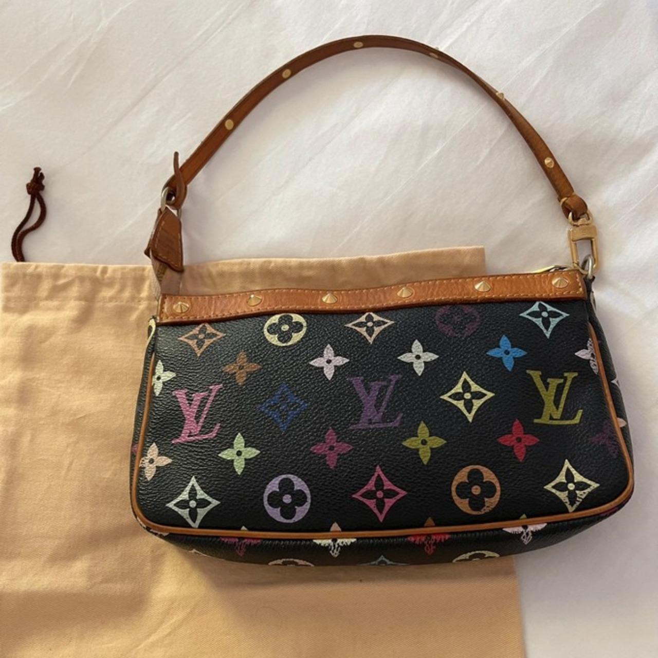 Vintage LV louis vuitton pochette bag x Murakami... Depop