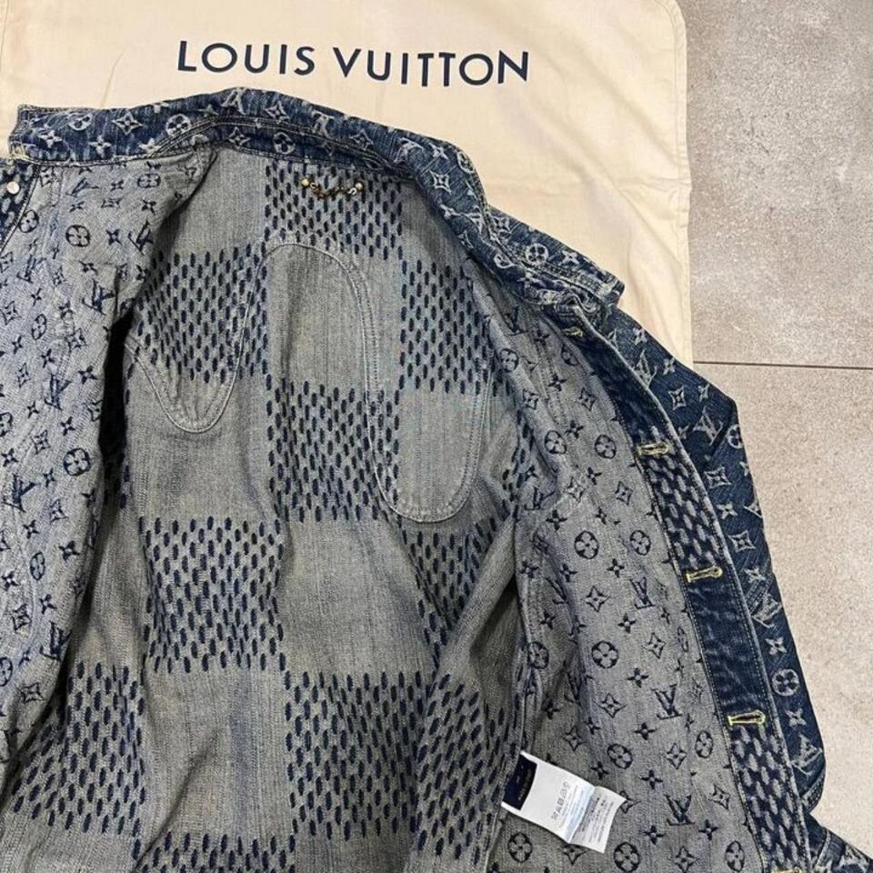 Louis Vuitton ready to wear monogram Jacquard fleece - Depop