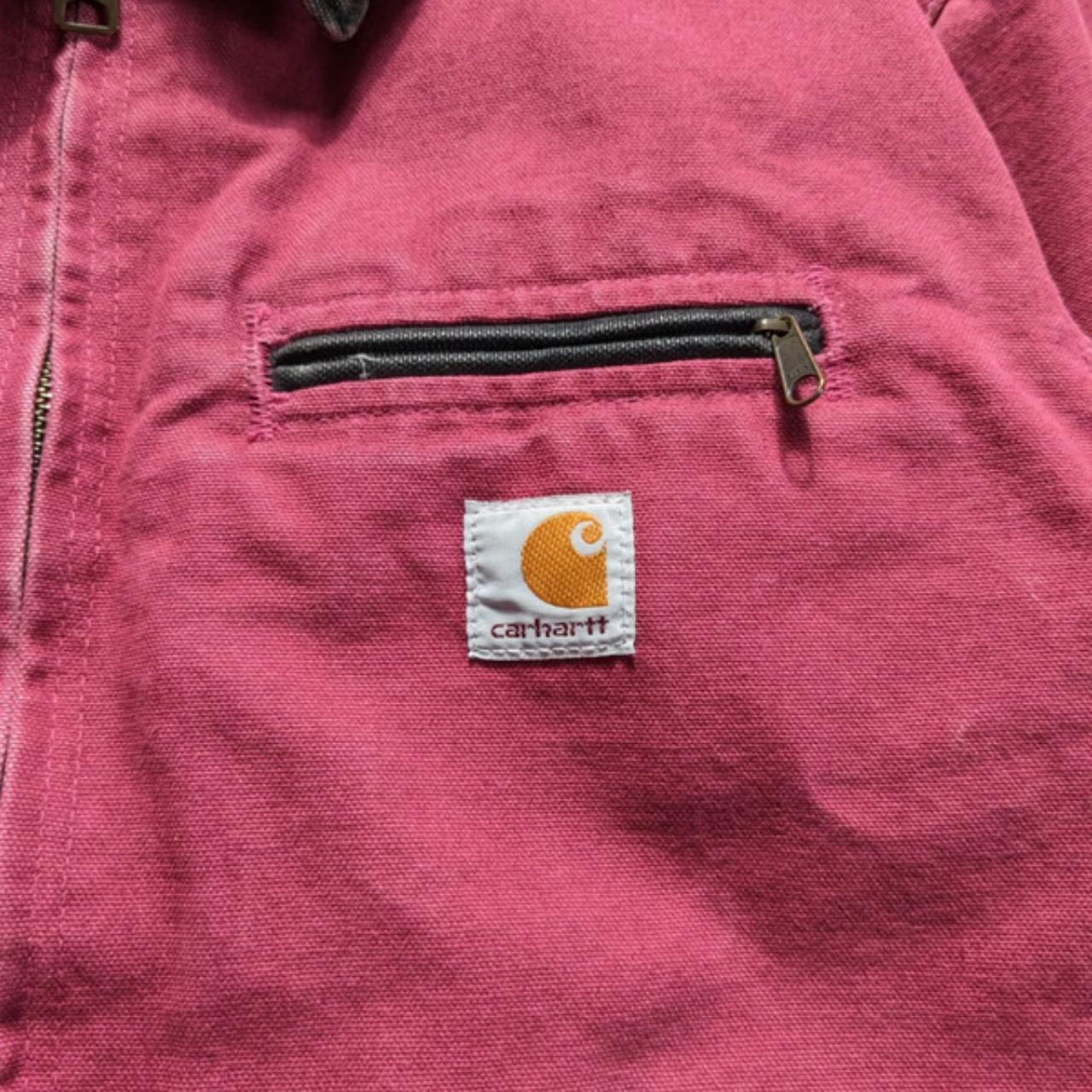 Vintage Carhartt Jacket Detroit Colour PINK Depop how-to-identify-vintage-carhartt-youtube