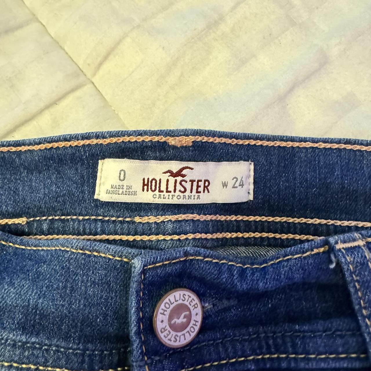 Hollister Low Rise Denim Shorts, Size 24 / 0. Like... - Depop