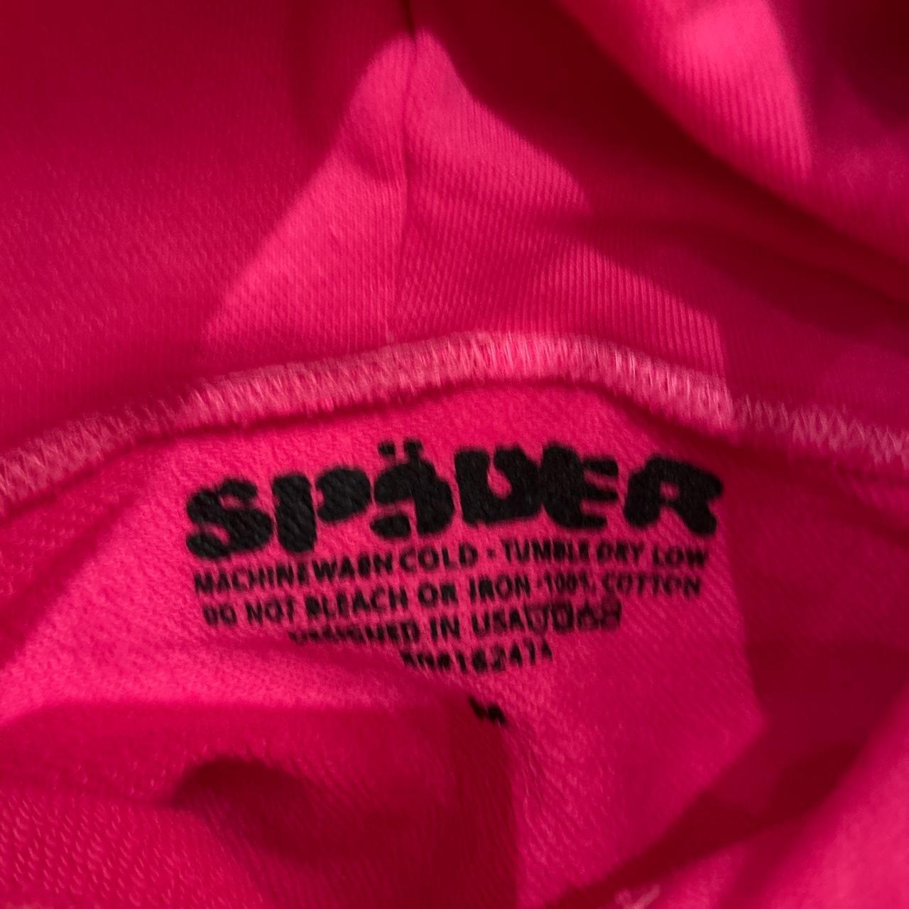 PINK SPIDER HOODIE - Depop