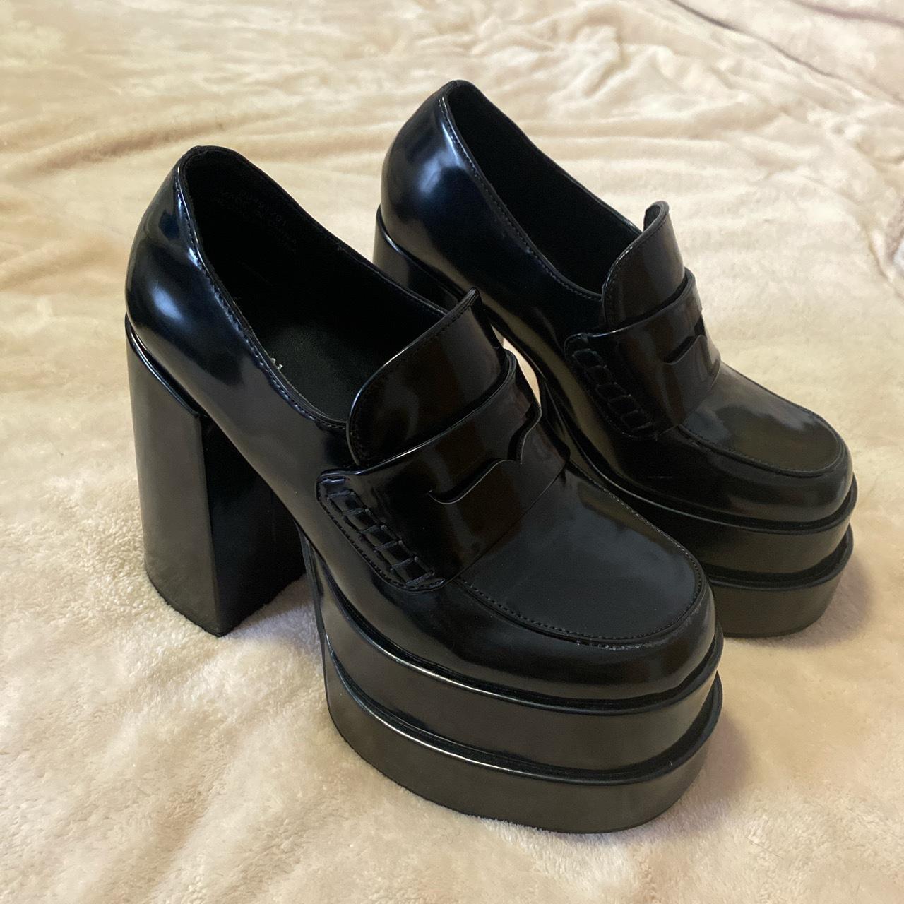 Black tall heels - Depop
