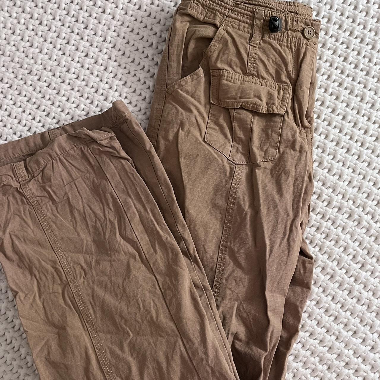 brandy melville cargos one size best fits s inseam... Depop