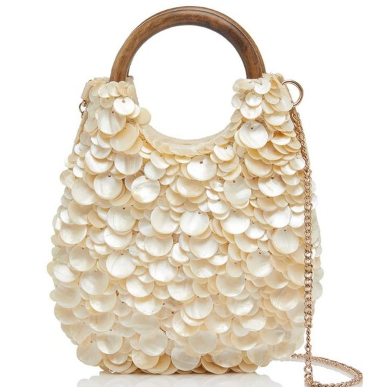 Sportsgirl UNDER THE SEA SHELL CLUTCH BAG Perfect... Depop