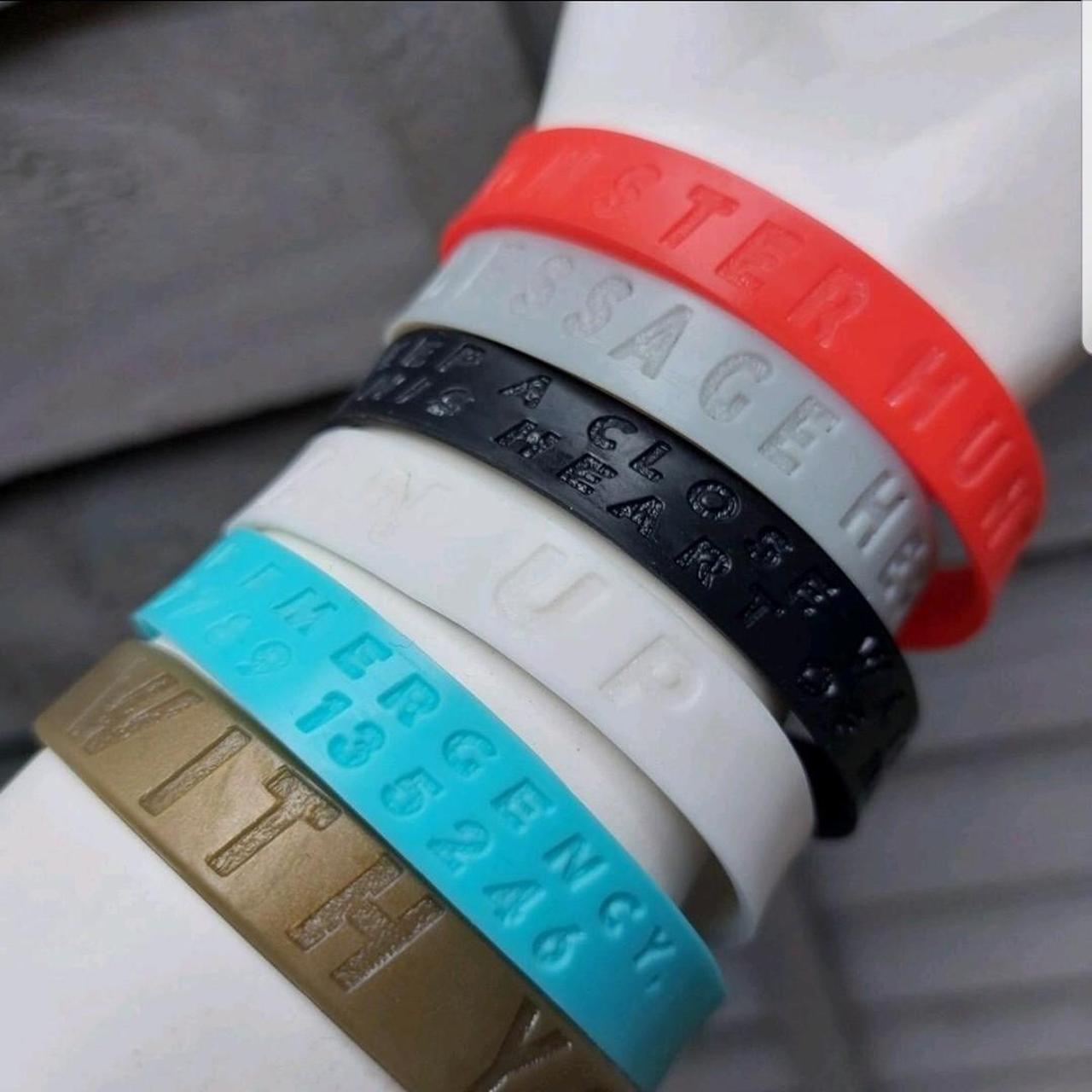 Spinal Cord Stimulator Silicone Rubber Wristband Depop