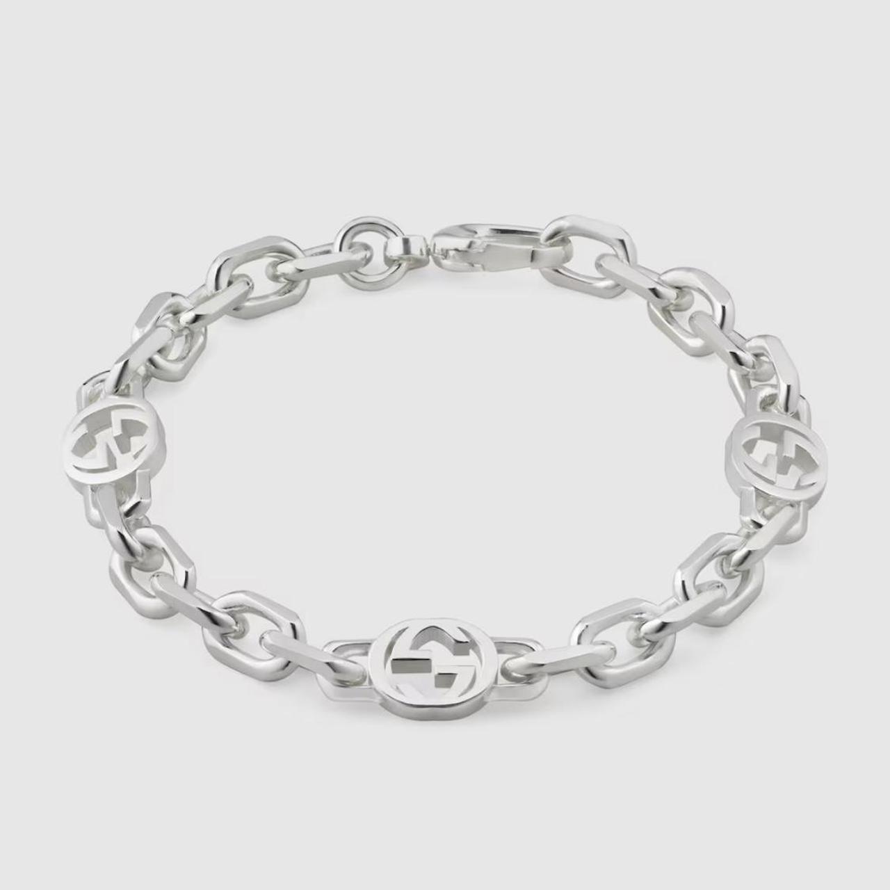Gucci Interlocking G Chain Bracelet Size 20 Very... Depop