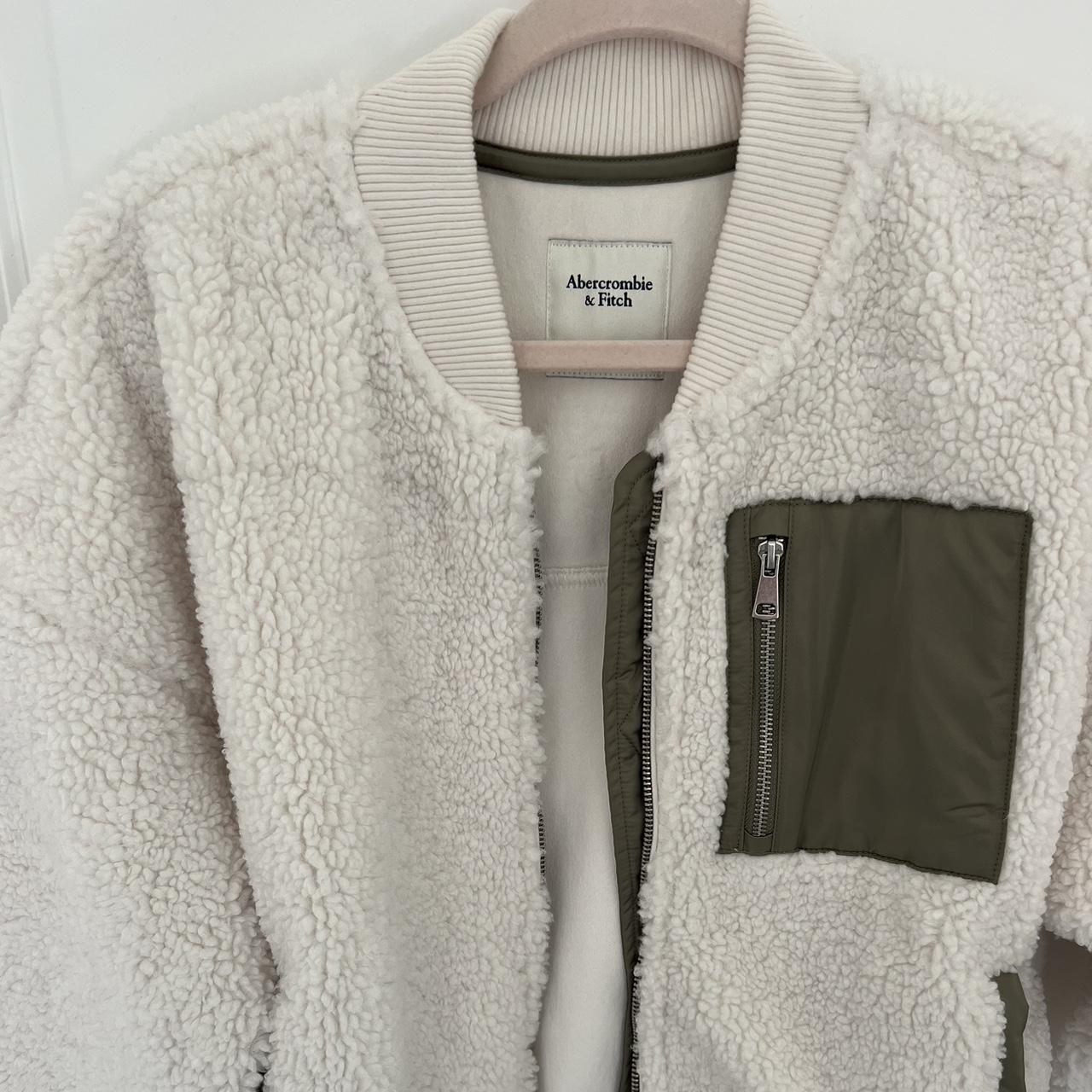 Abercrombie and clearance fitch sherpa cardigan