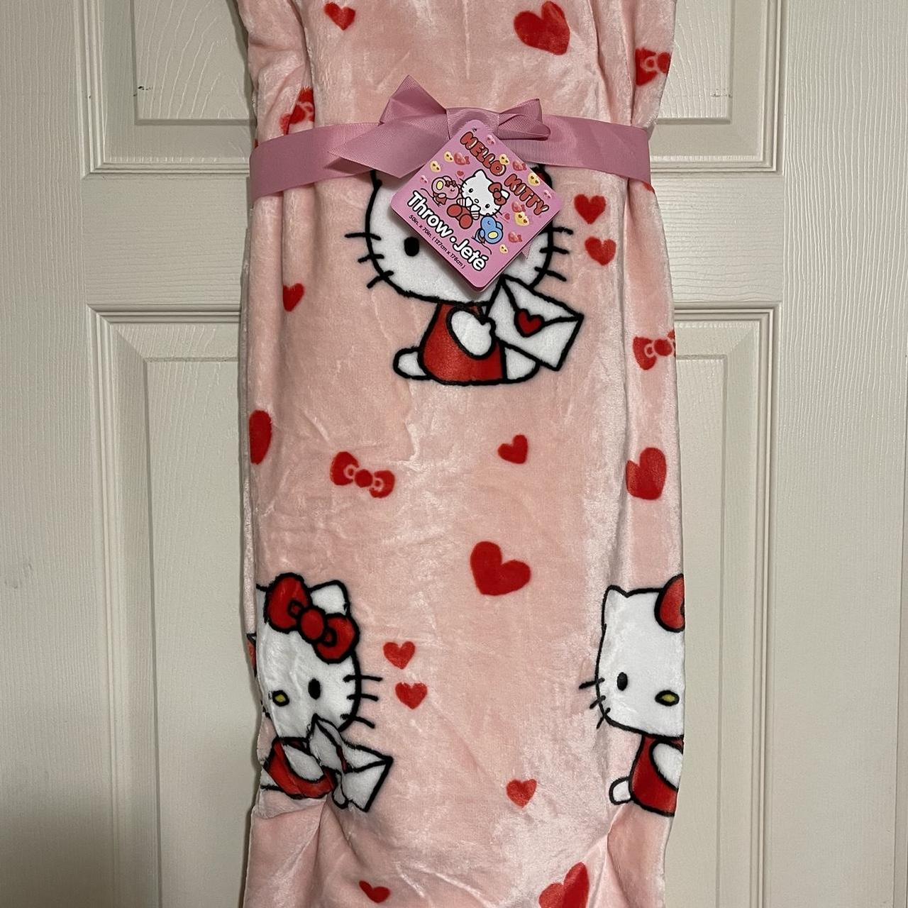 NEW Pink Hello Kitty Blanket NEW Hello Kitty... - Depop