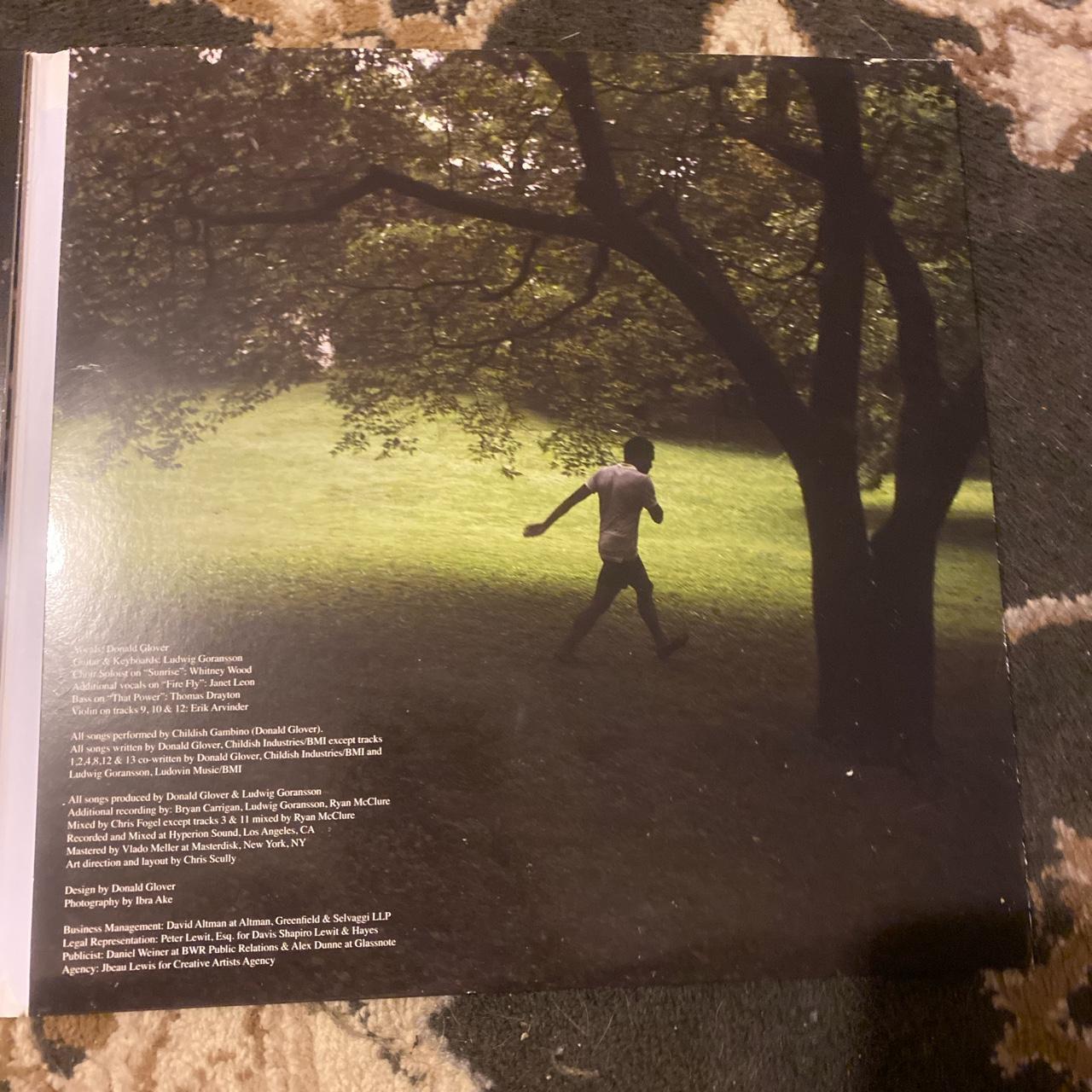 childish gambino camp (scratches on jacket, vinyl... Depop