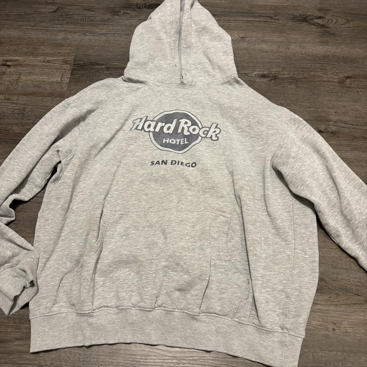 Hard rock hoodie online grey