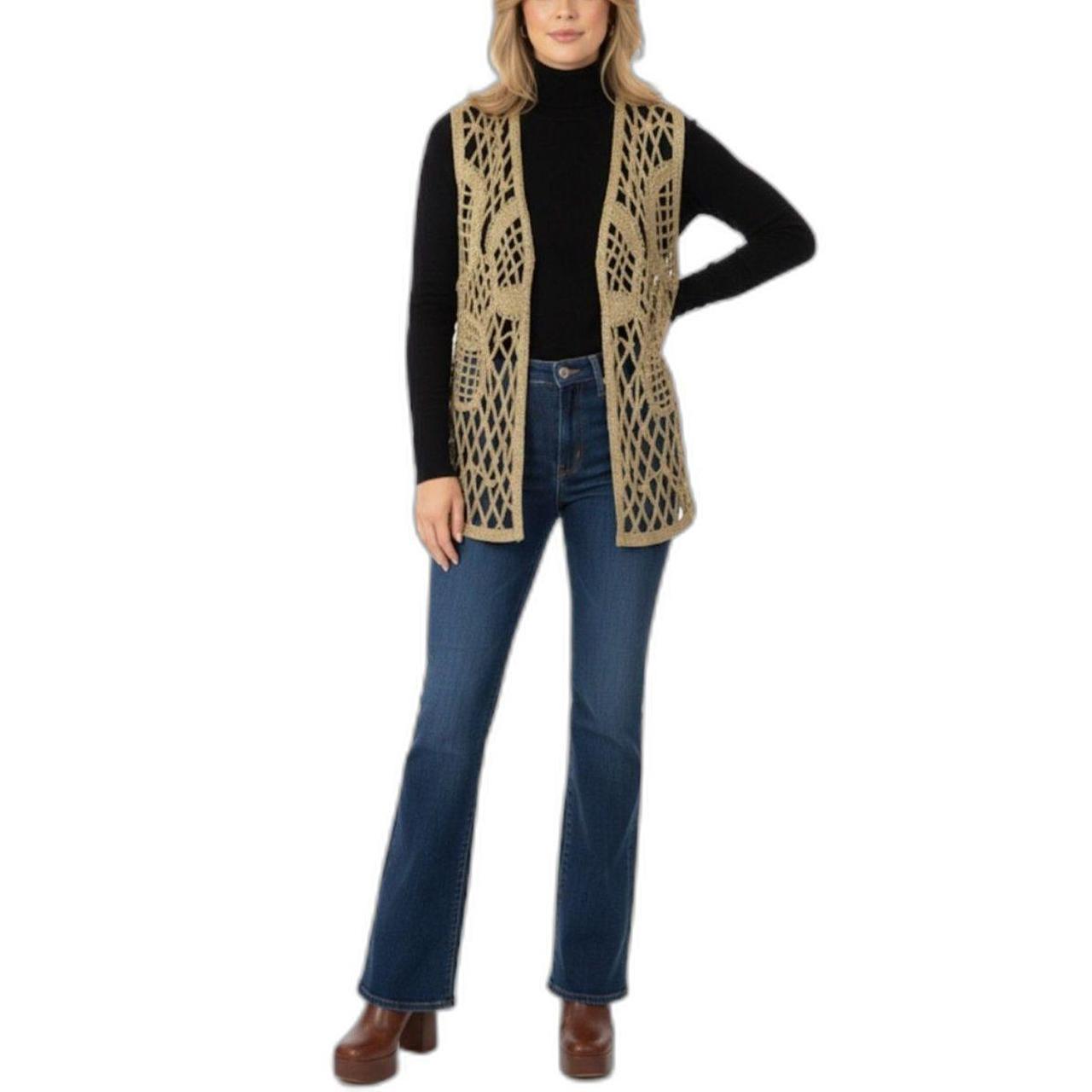 Source Unknown Women's Top - Gold - L – This uniq… - image 1