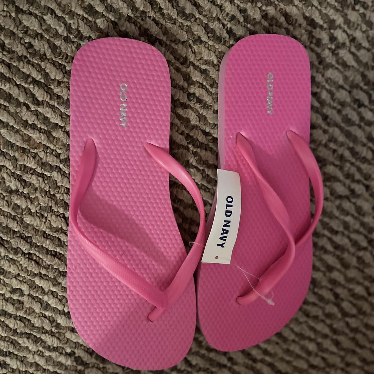 White old navy flip flop Depop