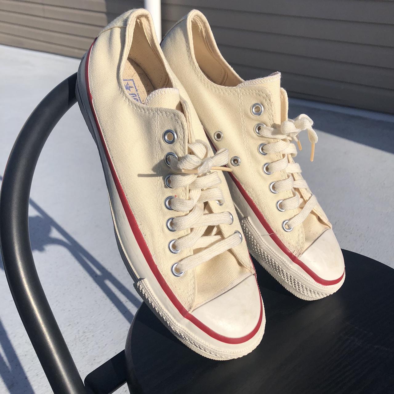 Converse 1970s vintage clearance cream