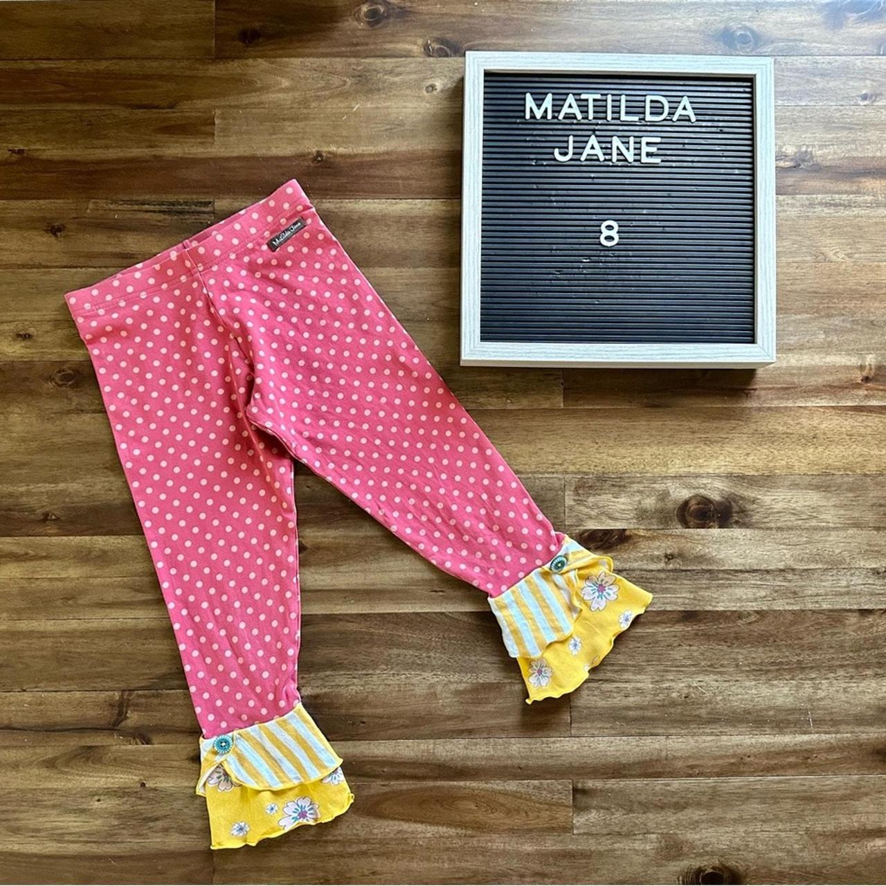 Matilda Jane Hall Pass Scappy Leggings in Size 8