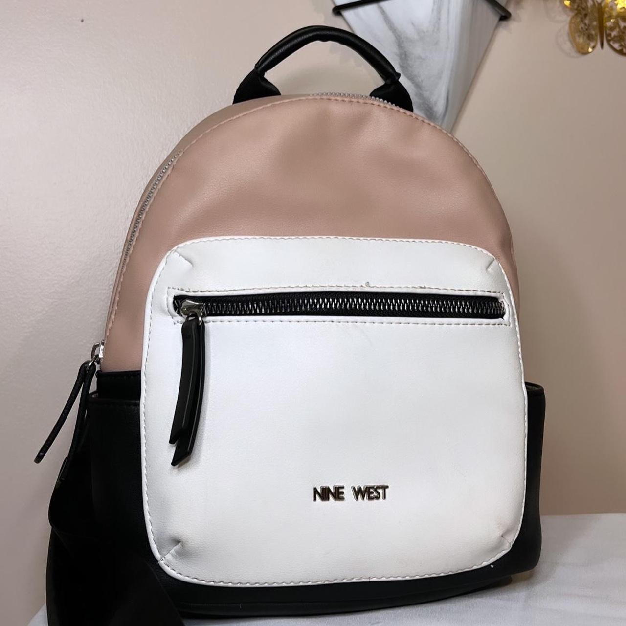 Madden NYC Women's Dome Backpack with Removable Charm Pouch Beige -  Walmart.com