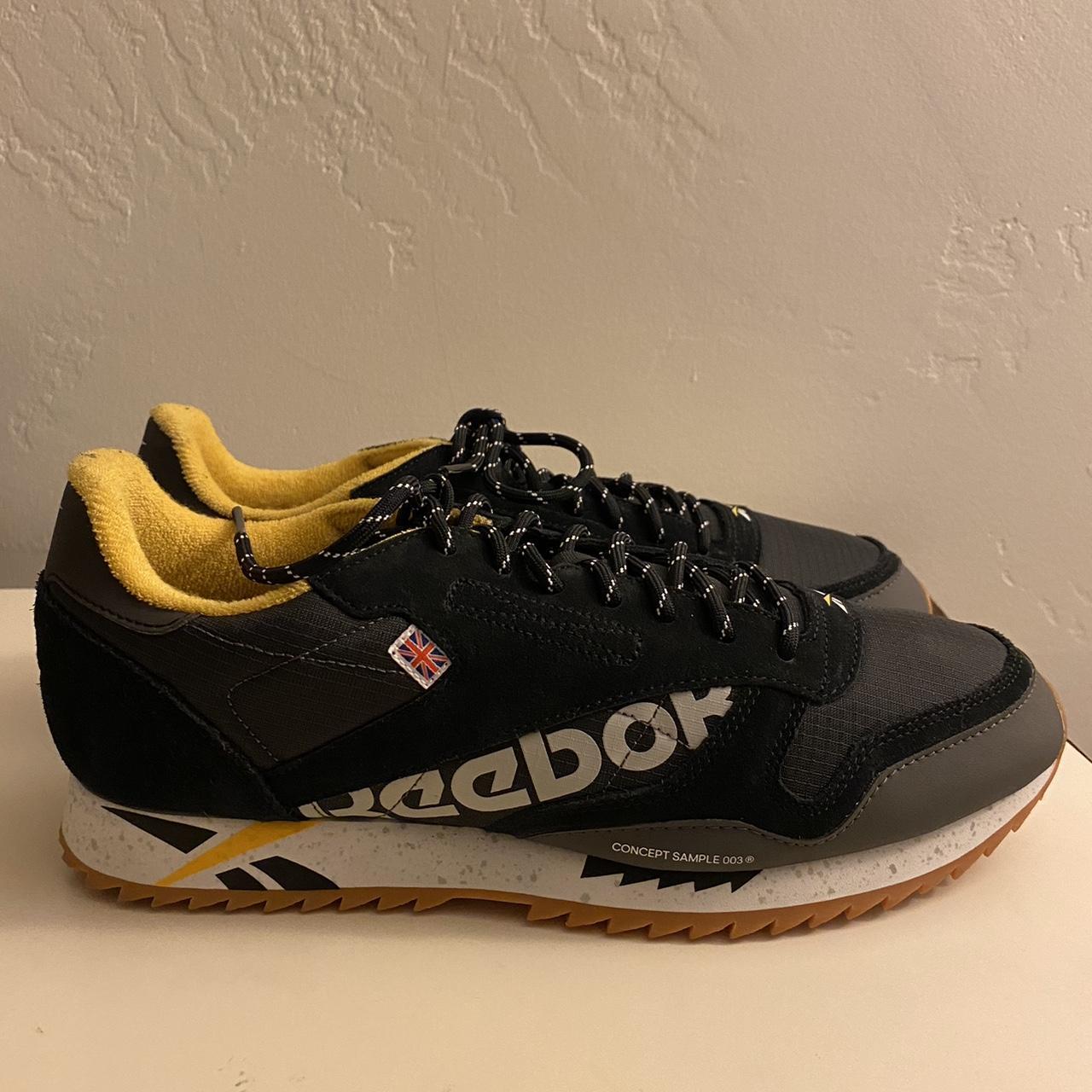 Reebok men's classic hot sale leather ripple altered shoes