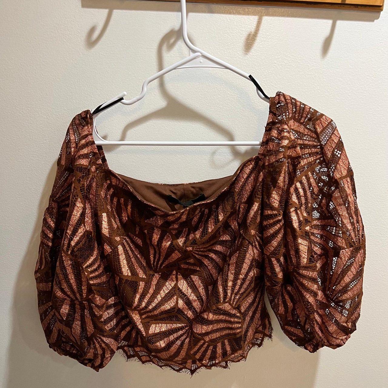 NWT Anthropologie Eva Franco Shine shops Lace Blouse