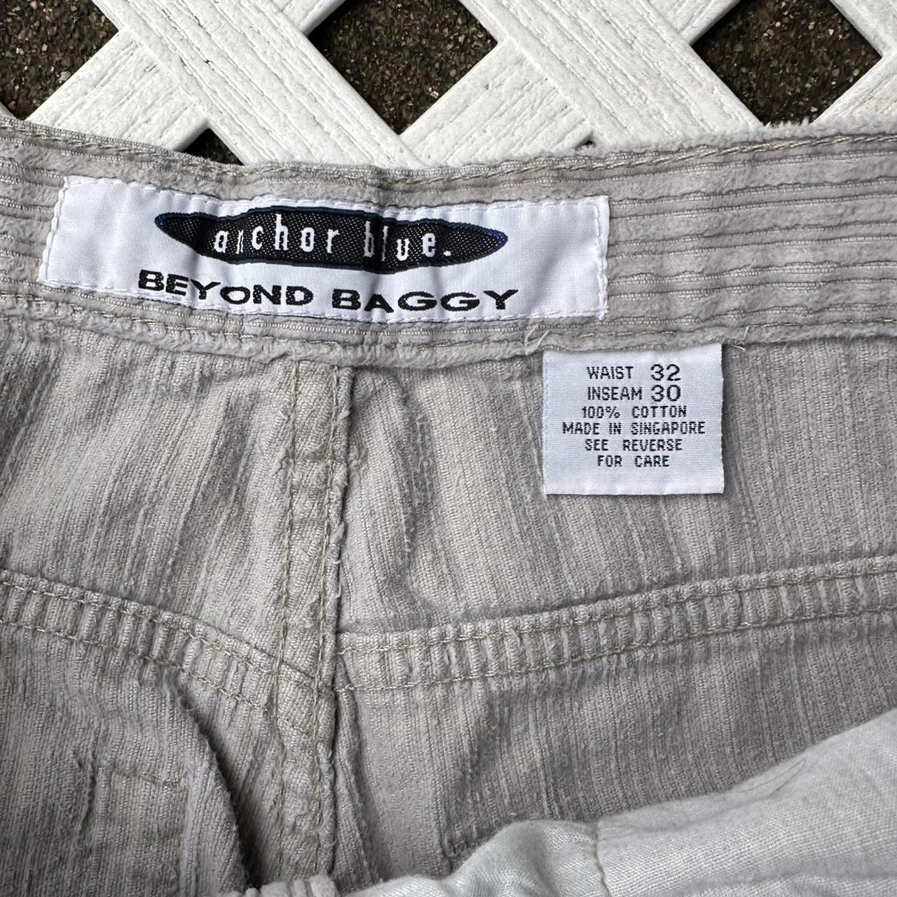 Vintage Anchor Blue Beyond Baggy Corduroy | Depop