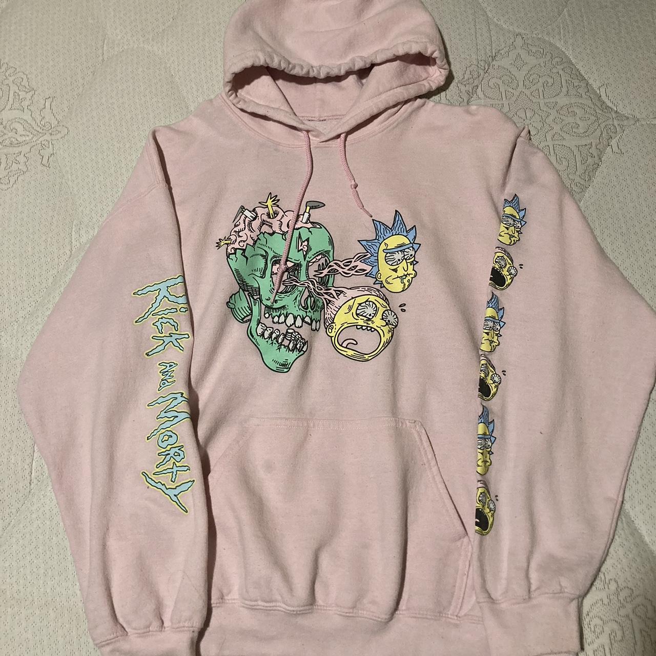 Rick and Morty Pullover Hoodie Has a tiny Depop