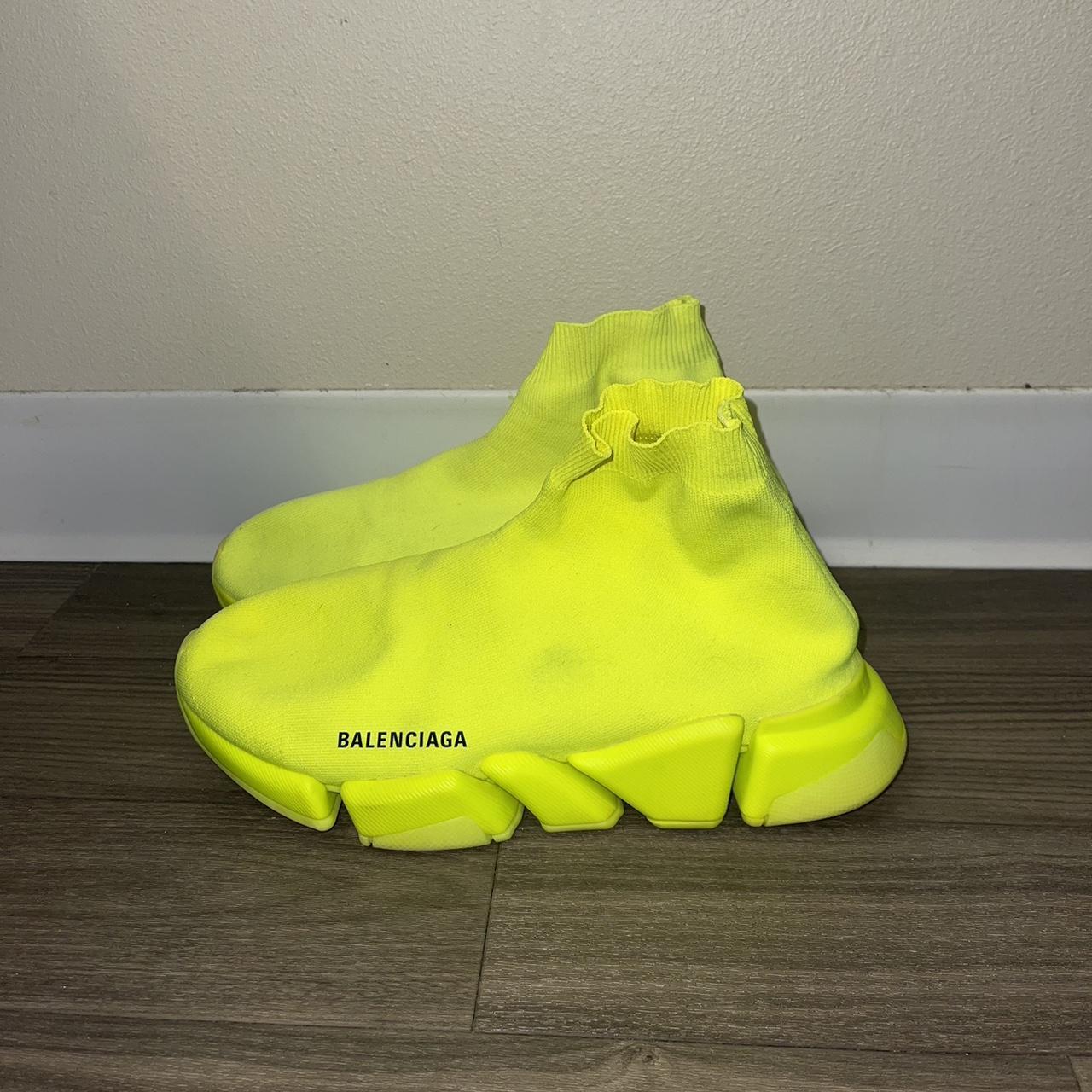 100 Authentic Neon Balenciaga Speed sock