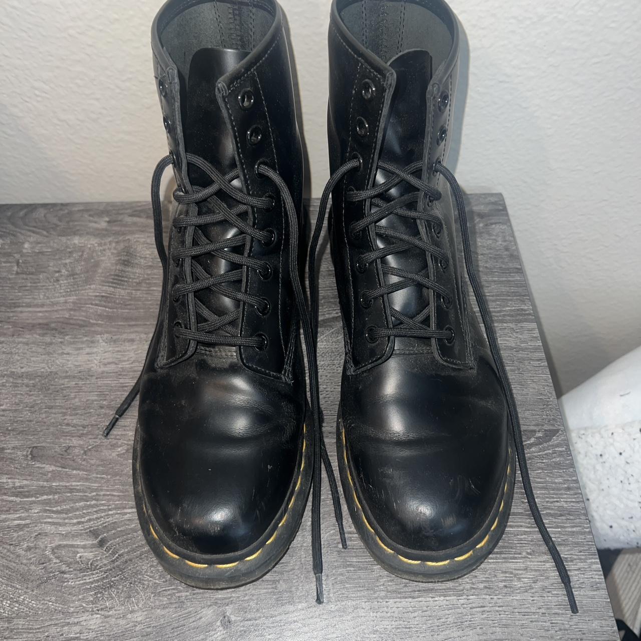 Doc Martin Leather Lace Up Boots Warn a few times... - Depop