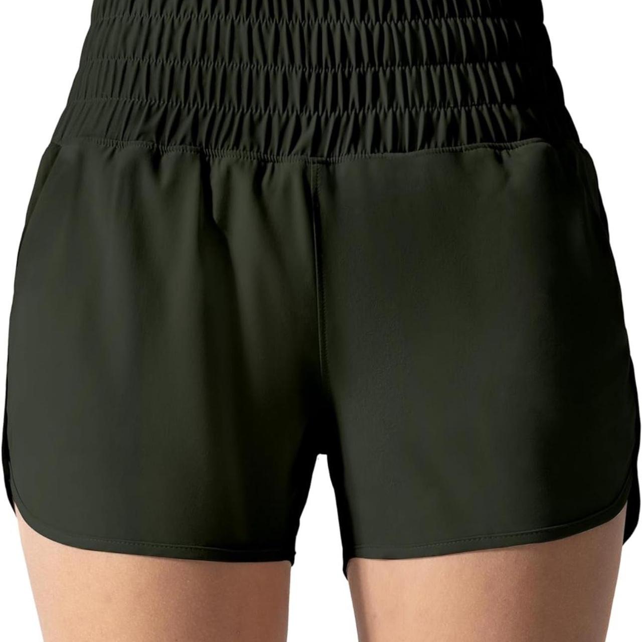 Inch Women's Running Shorts: High Waisted Depop