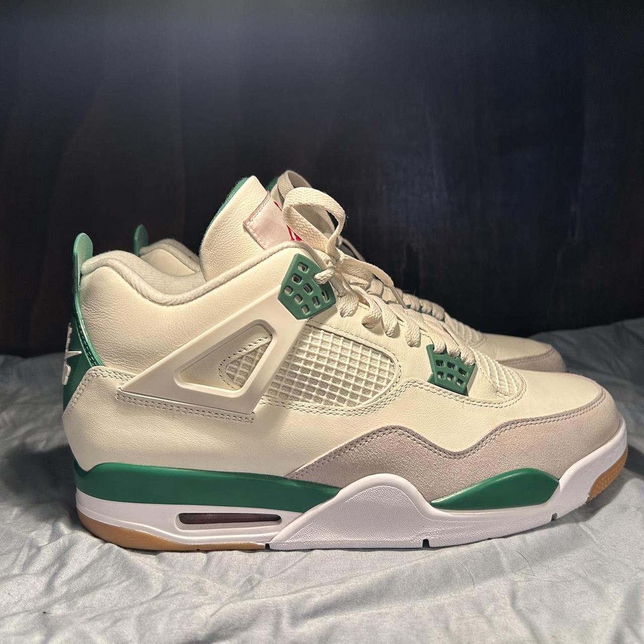 Jordan 4 Retro SB Pine Green SIZE 12 VNDS worn... - Depop