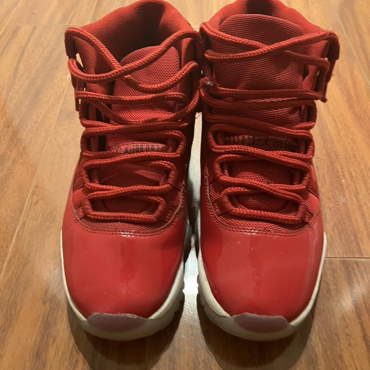 mens red jordan 11